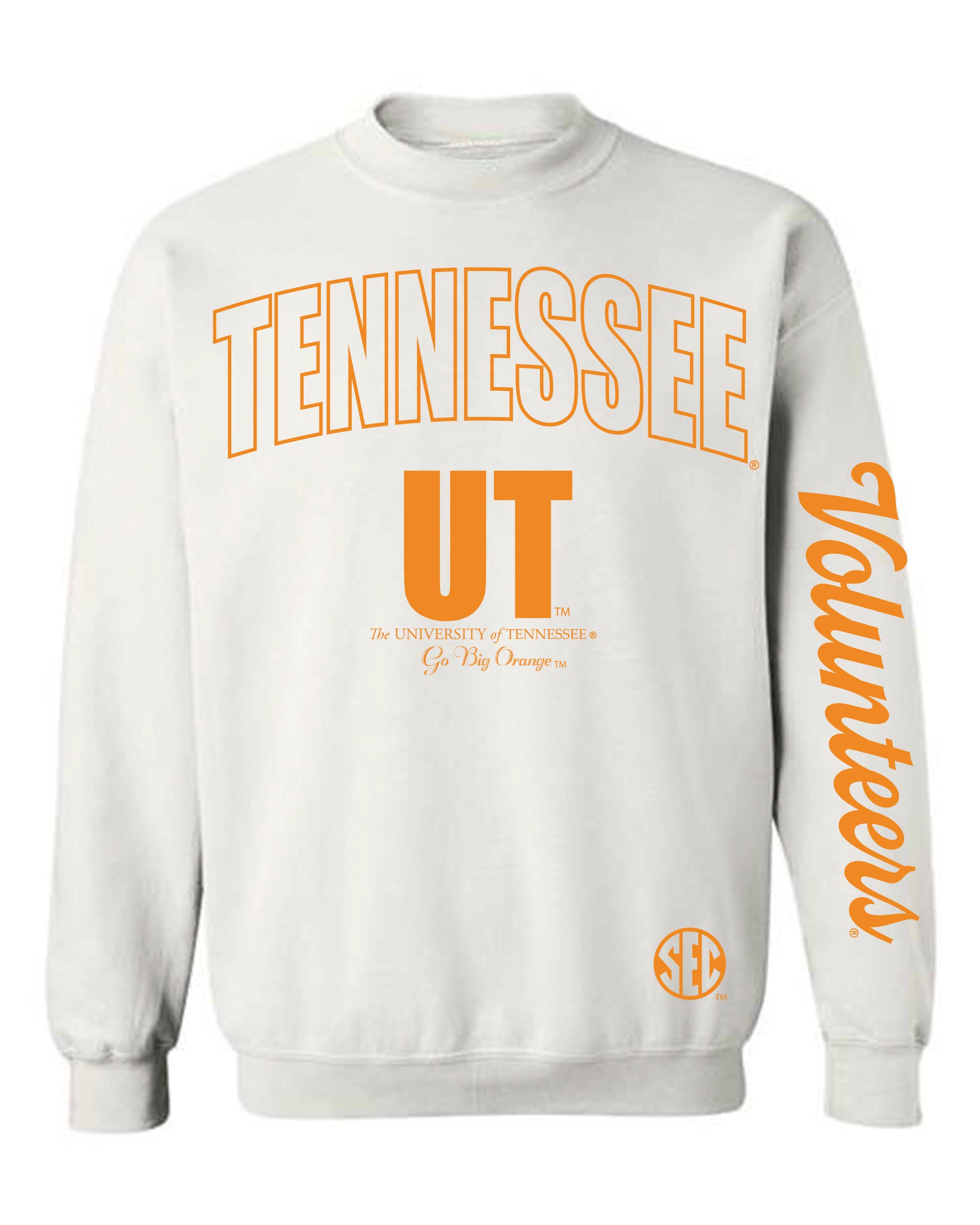 Tennessee Volunteers Vols Sec Sporty White Sweatshirt T-Shirts, Hoodie | PodTeesHub.com
