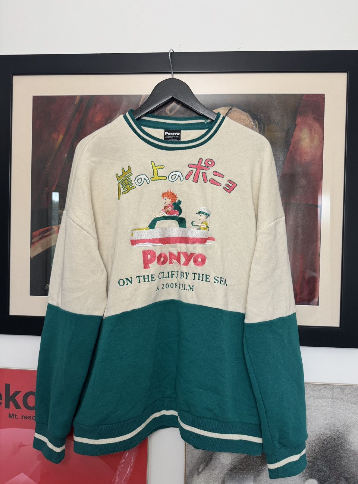 Japanese Brand Ponyo Studio Ghibli Anime Crewneck Manga Akira Evangelion T-Shirts, Hoodie, Sweatshirt | PodTeesHub.com