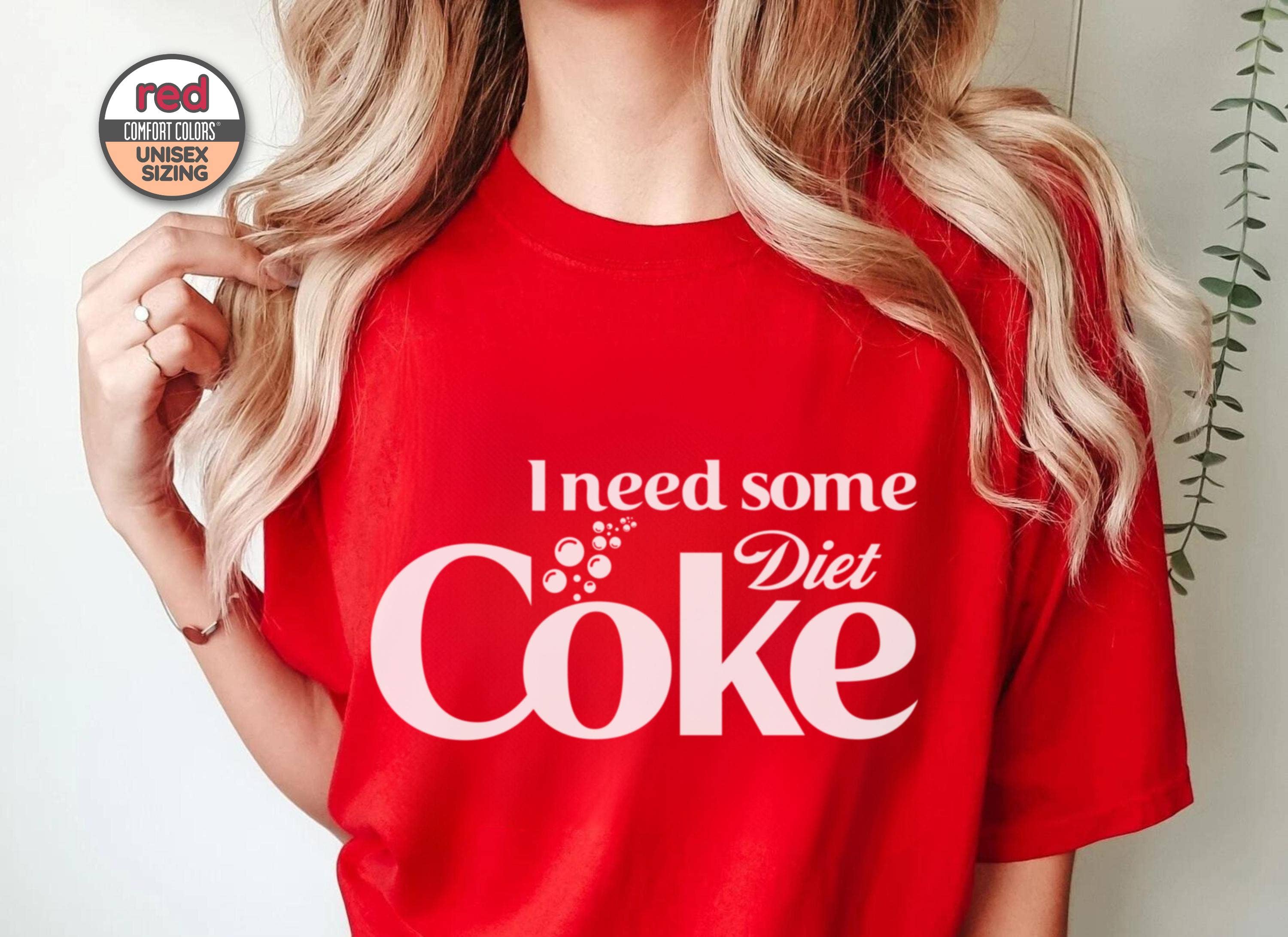 I Need Some Diet Coke Unisex Comfort Colors Shirt Hoodie, Sweatshirt | PodTeesHub.com
