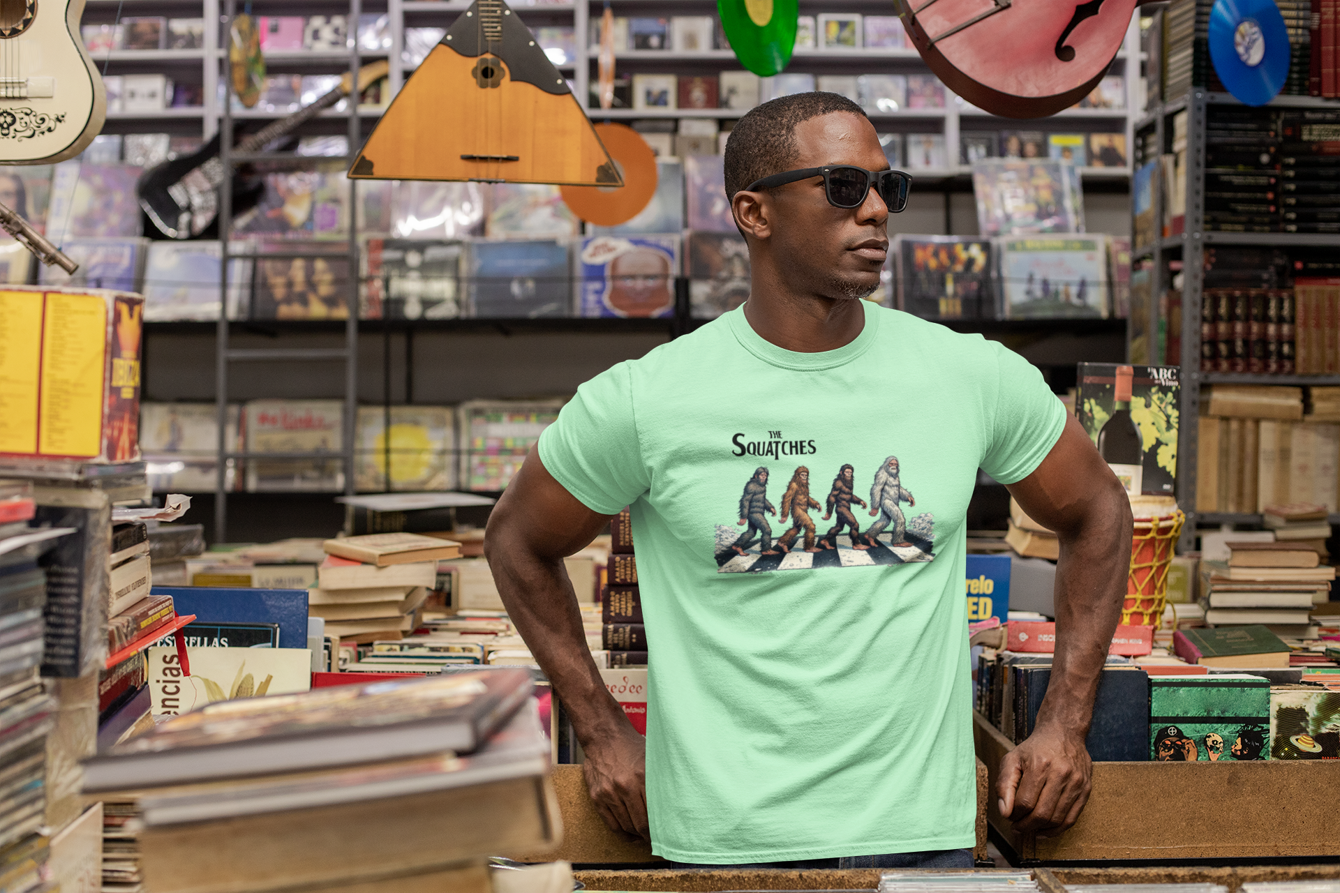 The Squatches Tshirt (Mint Green or Tan) Hoodie, Sweatshirt | PodTeesHub.com