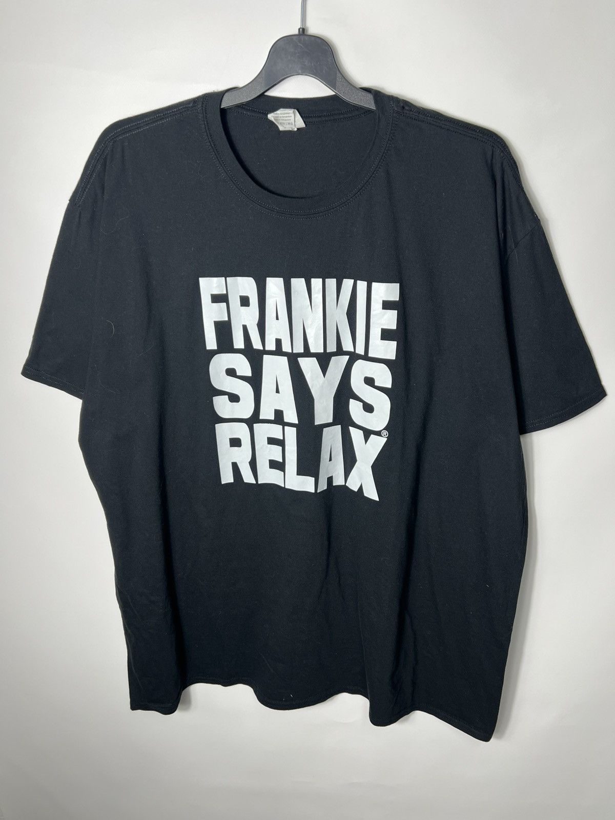 Vintage Y2k Adult Frankie Says Relax Slogan Funny Tee Sz 3xl Hoodie, Sweatshirt | PodTeesHub.com