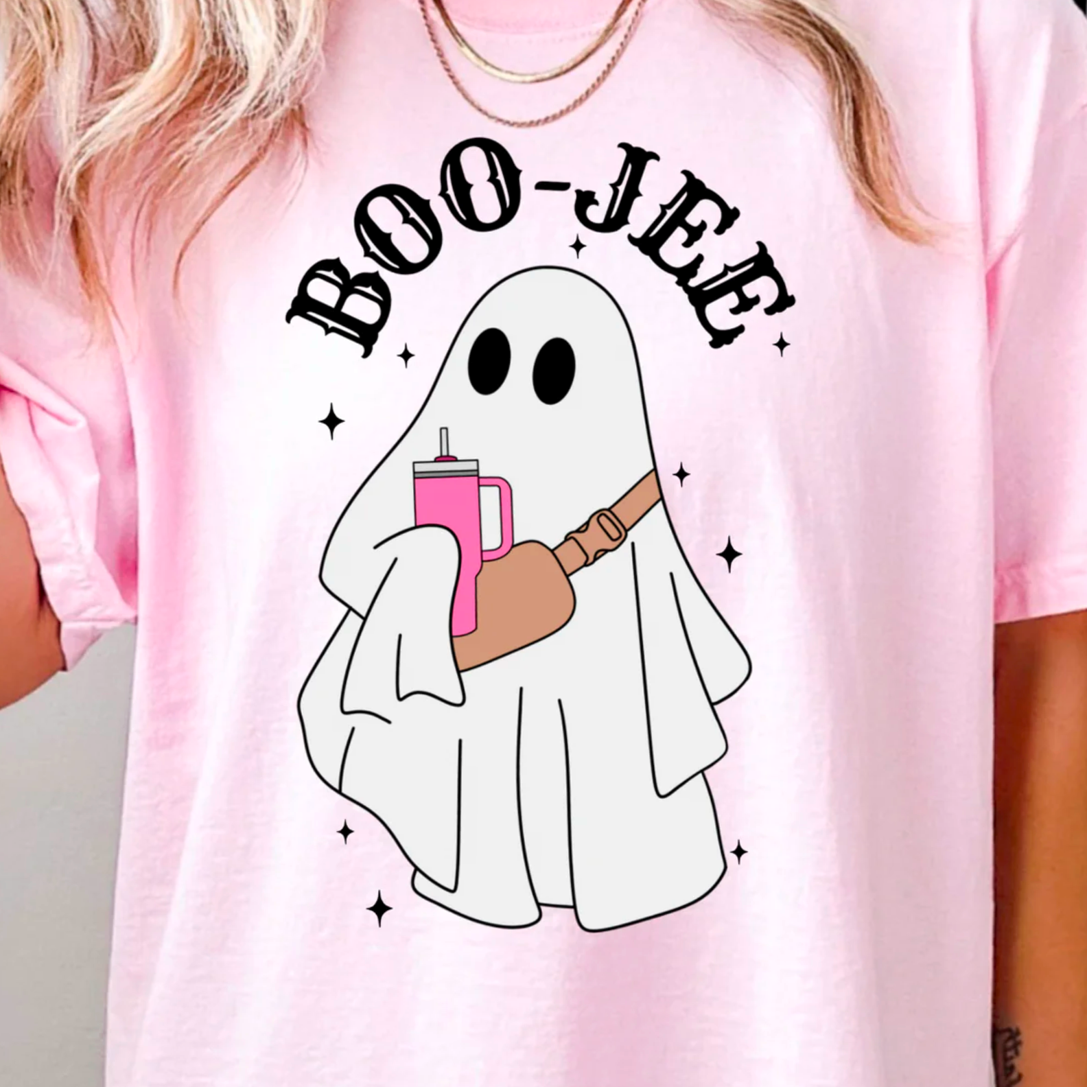 Bou-Jee Graphic Tee | Halloween T-Shirt | Halloween 2024 Hoodie, Sweatshirt | PodTeesHub.com