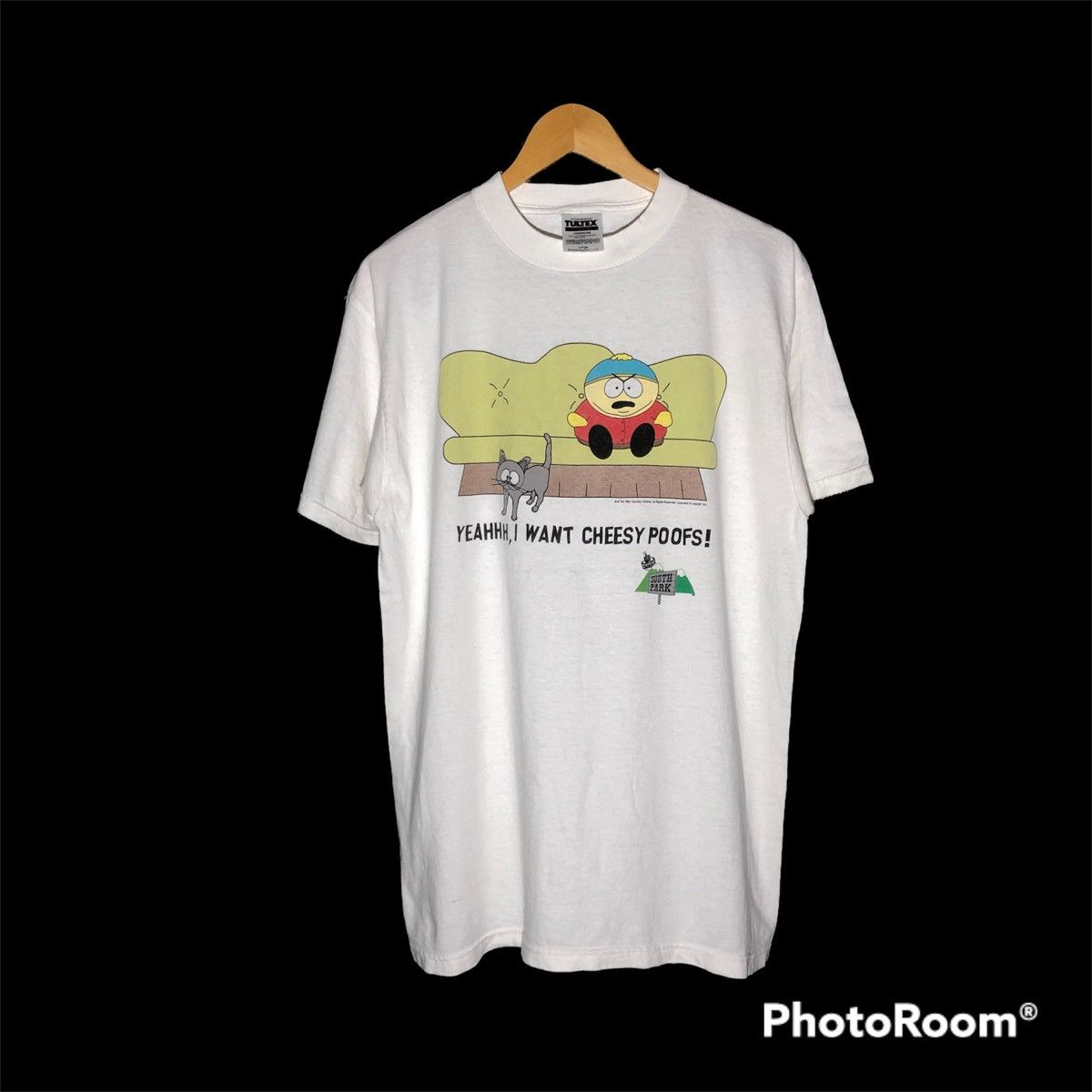 Tultex X Vintage Rare Vintage 1997 South Park Cartman Comedy Central T Shirt Hoodie, Sweatshirt | PodTeesHub.com