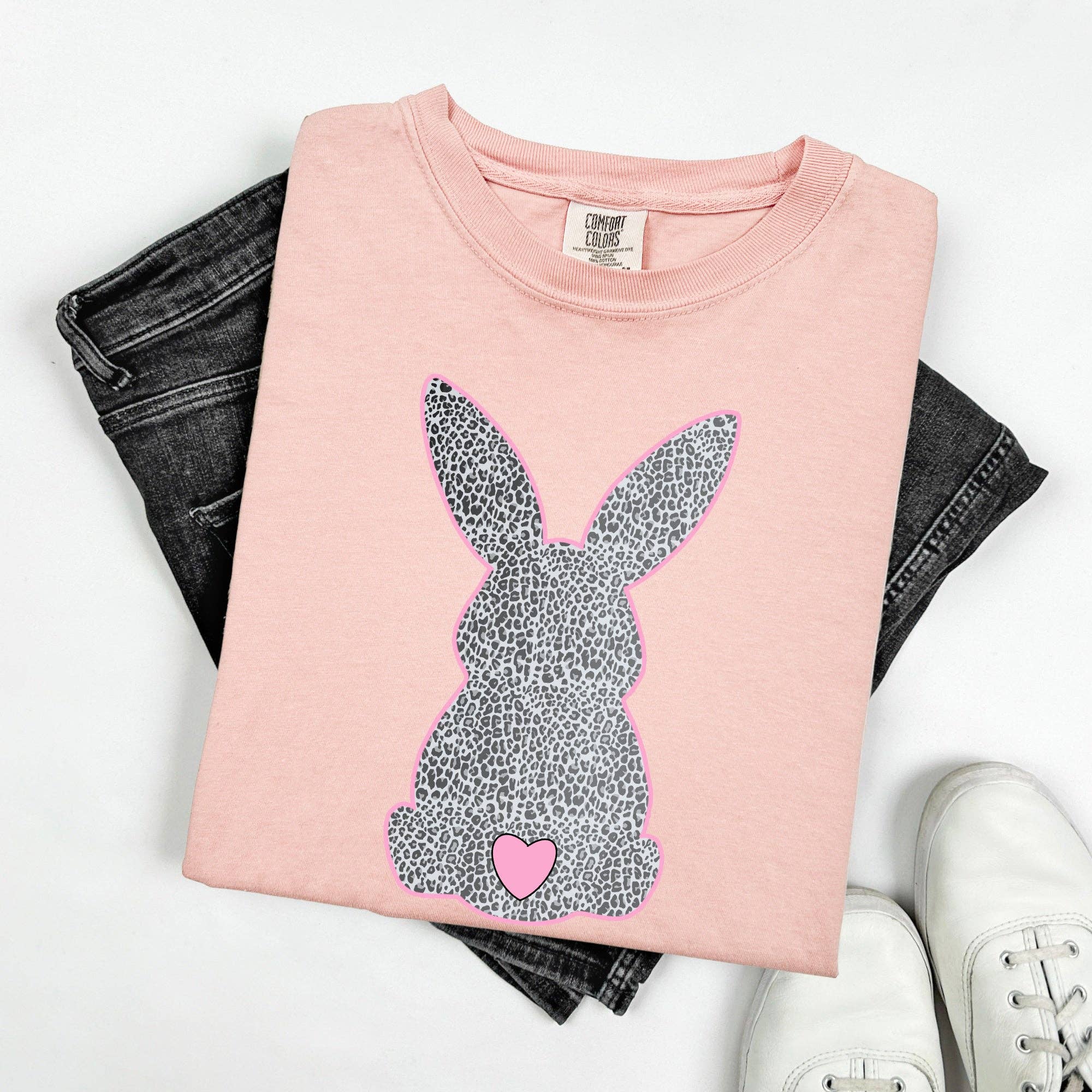 Leopard Print Bunny, Easter, Bunny, Jesus, Rabbit, Tshirt Hoodie, Sweatshirt | PodTeesHub.com