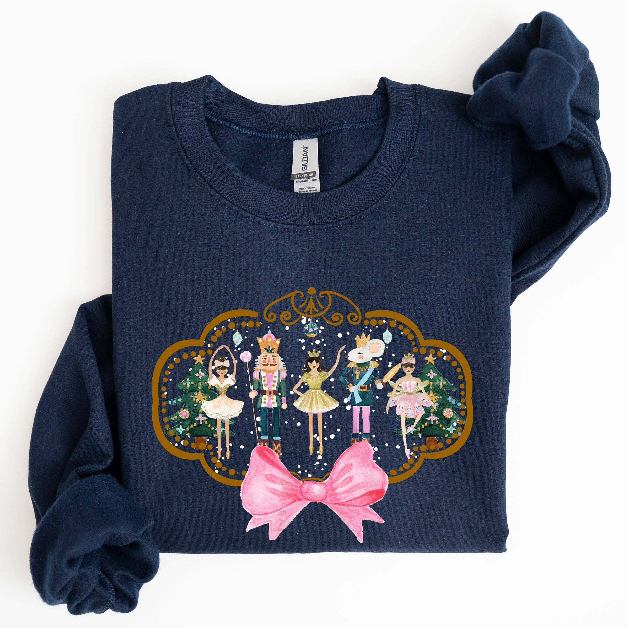 Nutcracker, Christmas, Sugar Plum Fairy Ballerina Sweatshirt T-Shirts, Hoodie | PodTeesHub.com
