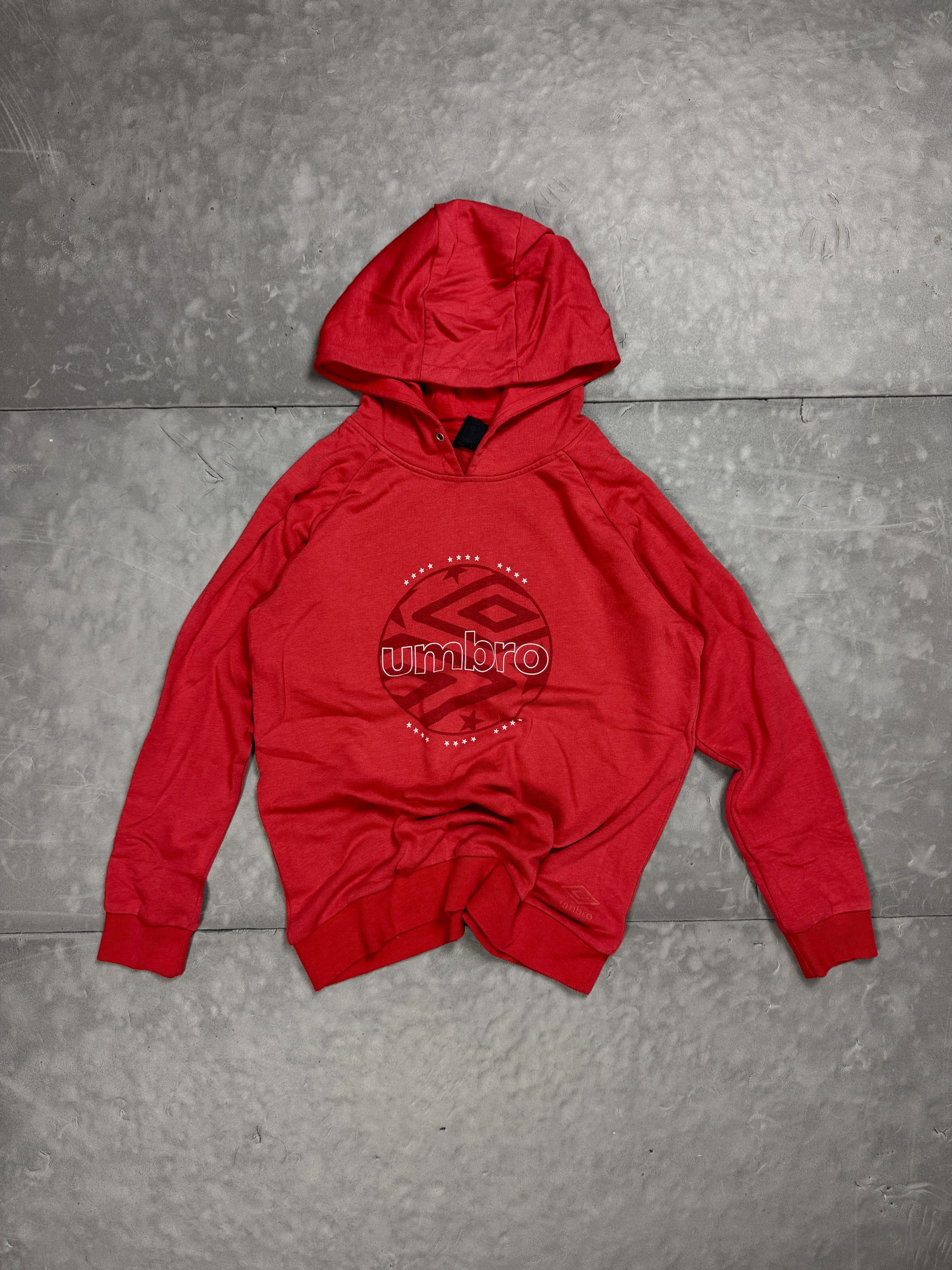 Vintage Red Umbro Hoodie Streetwear 90s Big Print T-Shirts, Sweatshirt | PodTeesHub.com