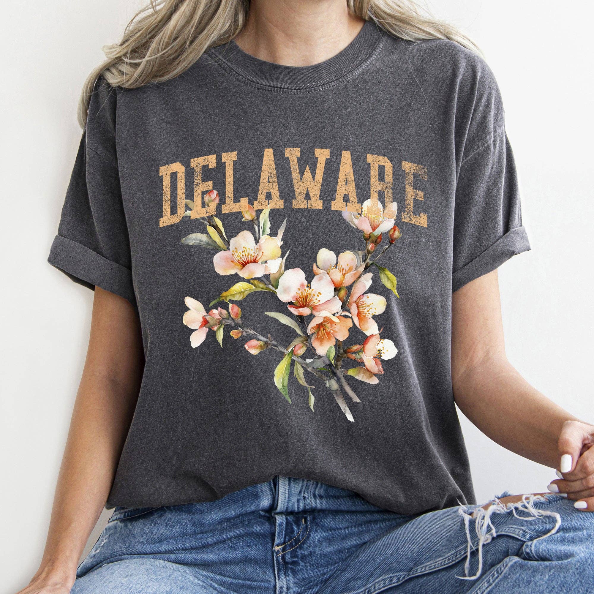 Delaware State Flower T-Shirt Hoodie, Sweatshirt | PodTeesHub.com