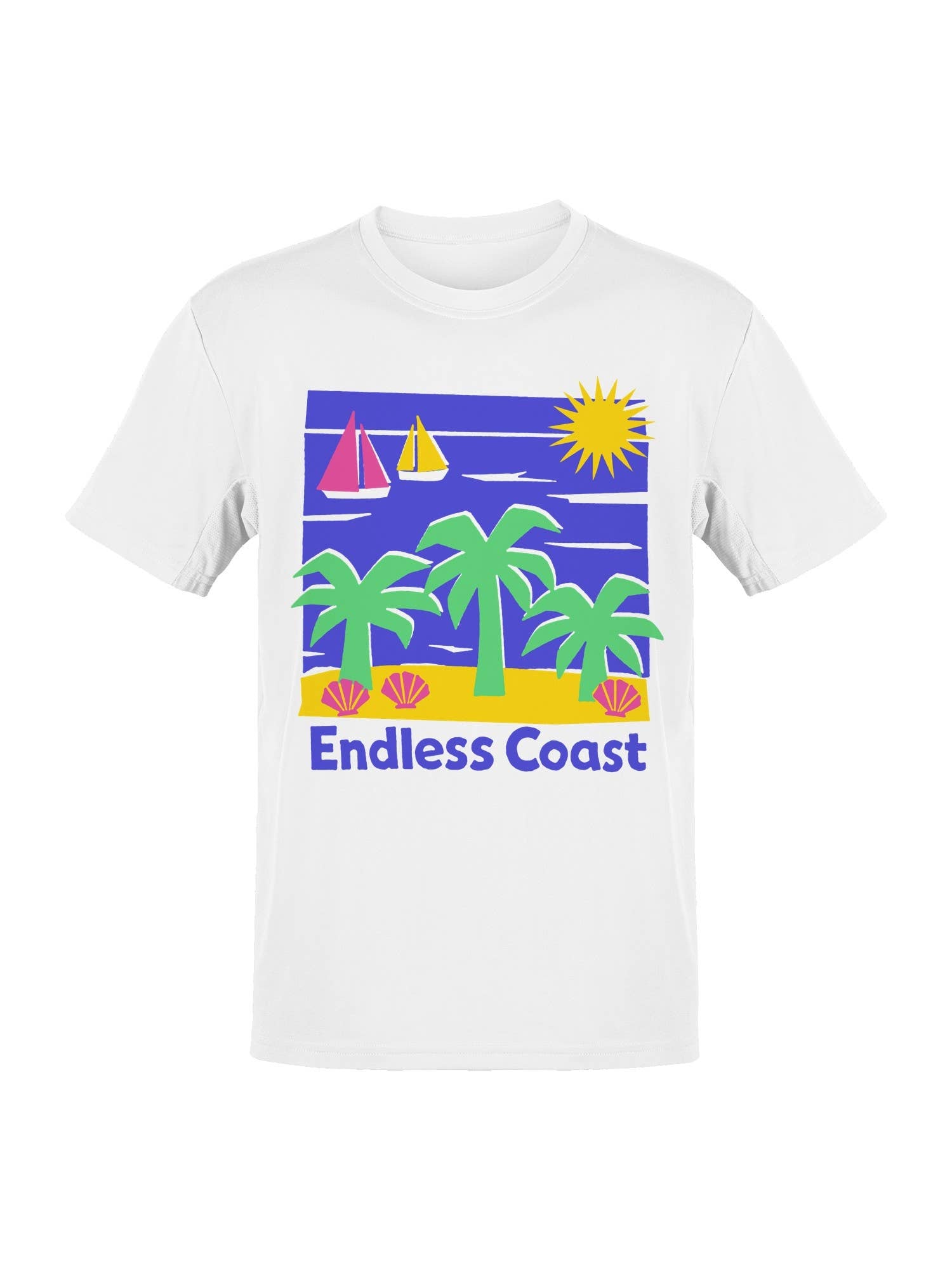 Endless Coast Tropical Paradise Men's T-Shirt Hoodie, Sweatshirt | PodTeesHub.com