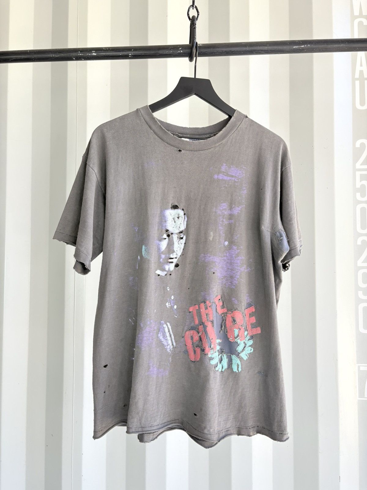 Band Tees Thrashed The Cure Faded Distressed Shirt Erd Grunge Hoodie, Sweatshirt | PodTeesHub.com