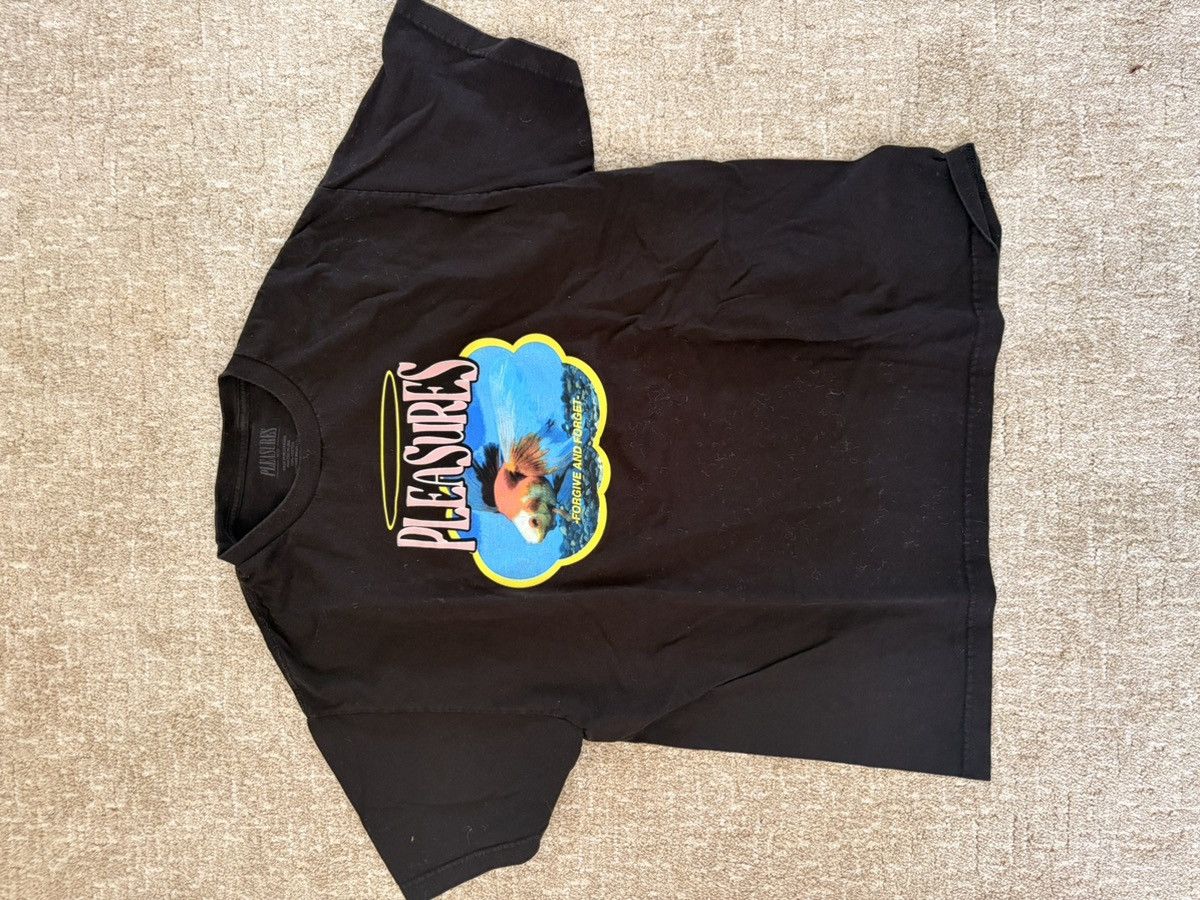 Pleasures Black Forgive And Forget Graphic Tee Size L Hoodie, Sweatshirt | PodTeesHub.com