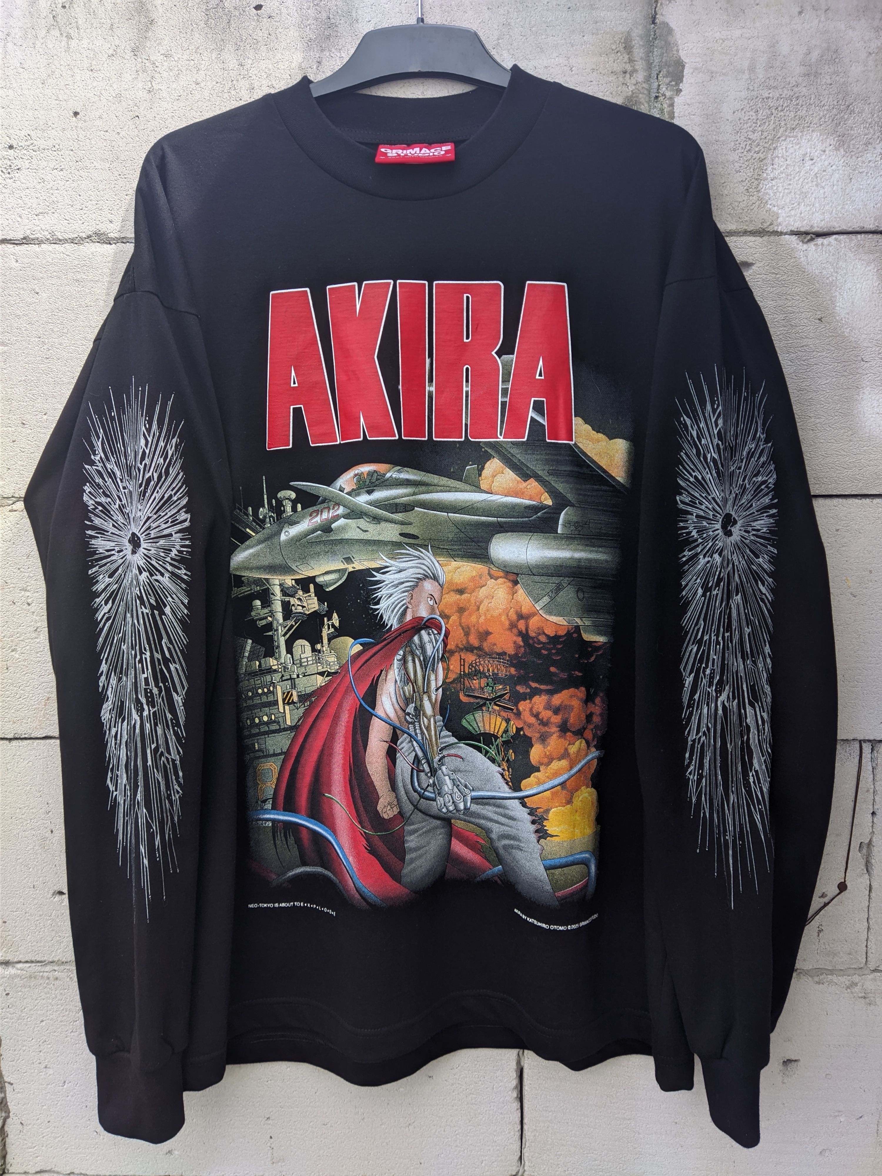 Japanese Brand Akira Tetsuo Longsleeve Anime T Shirt Hoodie, Sweatshirt | PodTeesHub.com