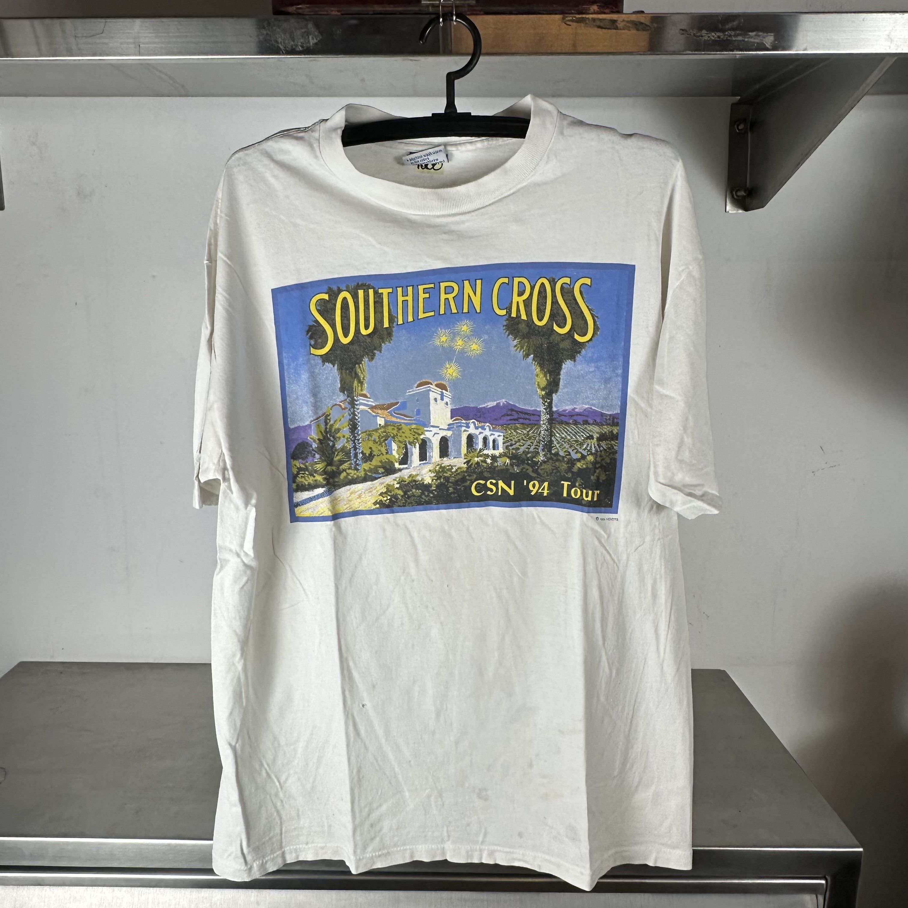 Vintage 1994 Csn Crosby Stills Nash Tour Folk Rock Band T-Shirts, Hoodie, Sweatshirt