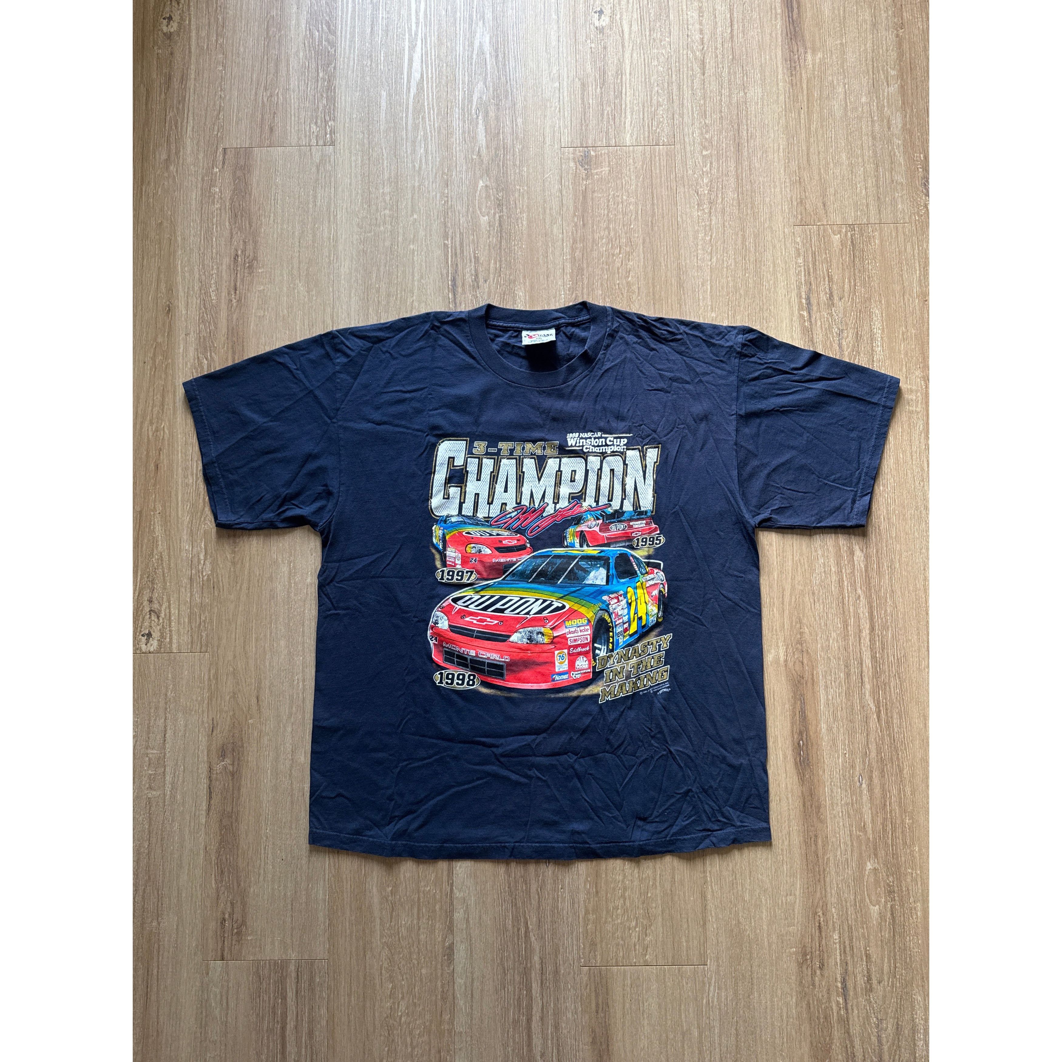 Nascar Vintage 1996 Nutmeg Jeff Gordon Winston Cup Champion T-Shirts, Hoodie, Sweatshirt