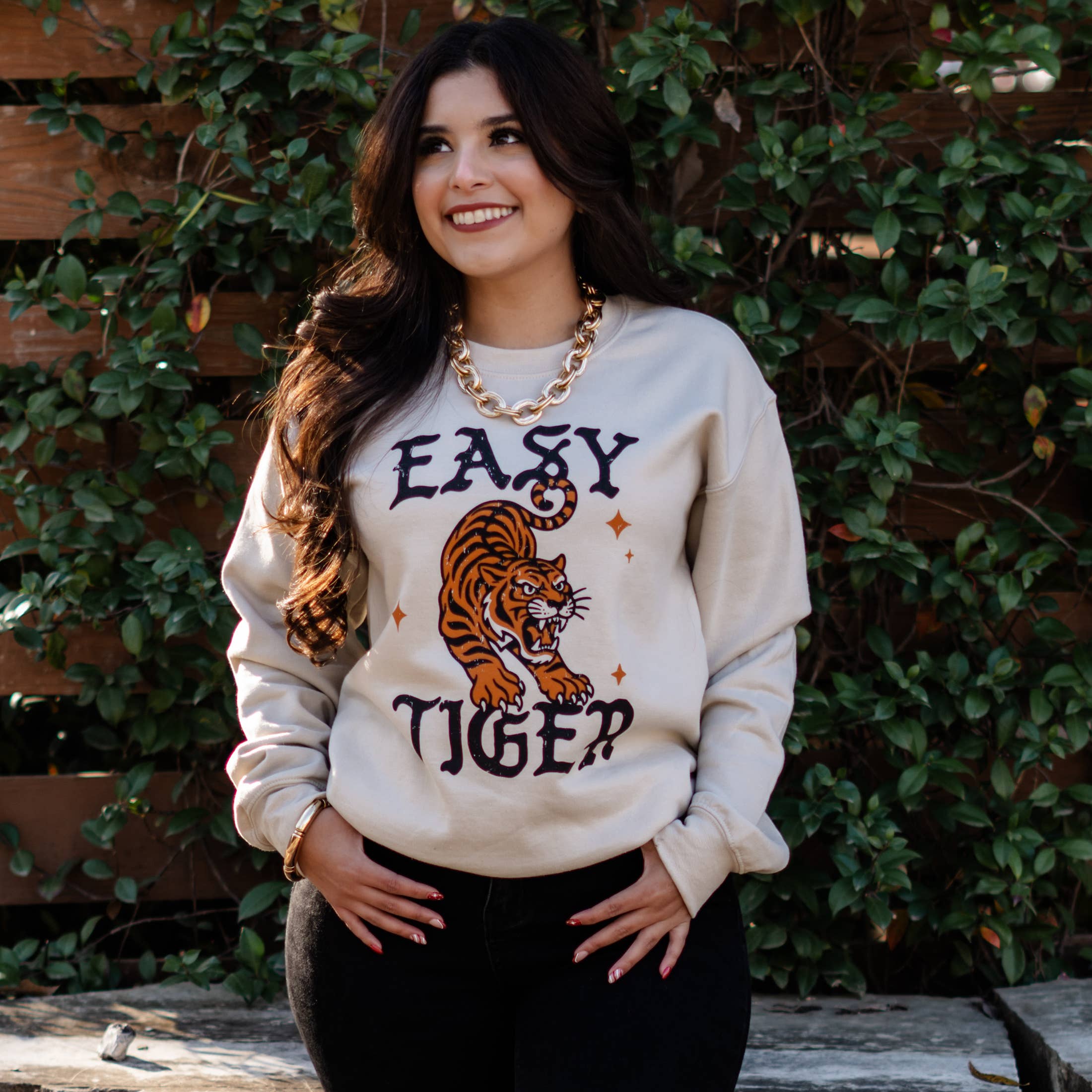 Easy Tiger Vintage Graphic Tee Retro Western Style Shirt Hoodie, Sweatshirt | PodTeesHub.com