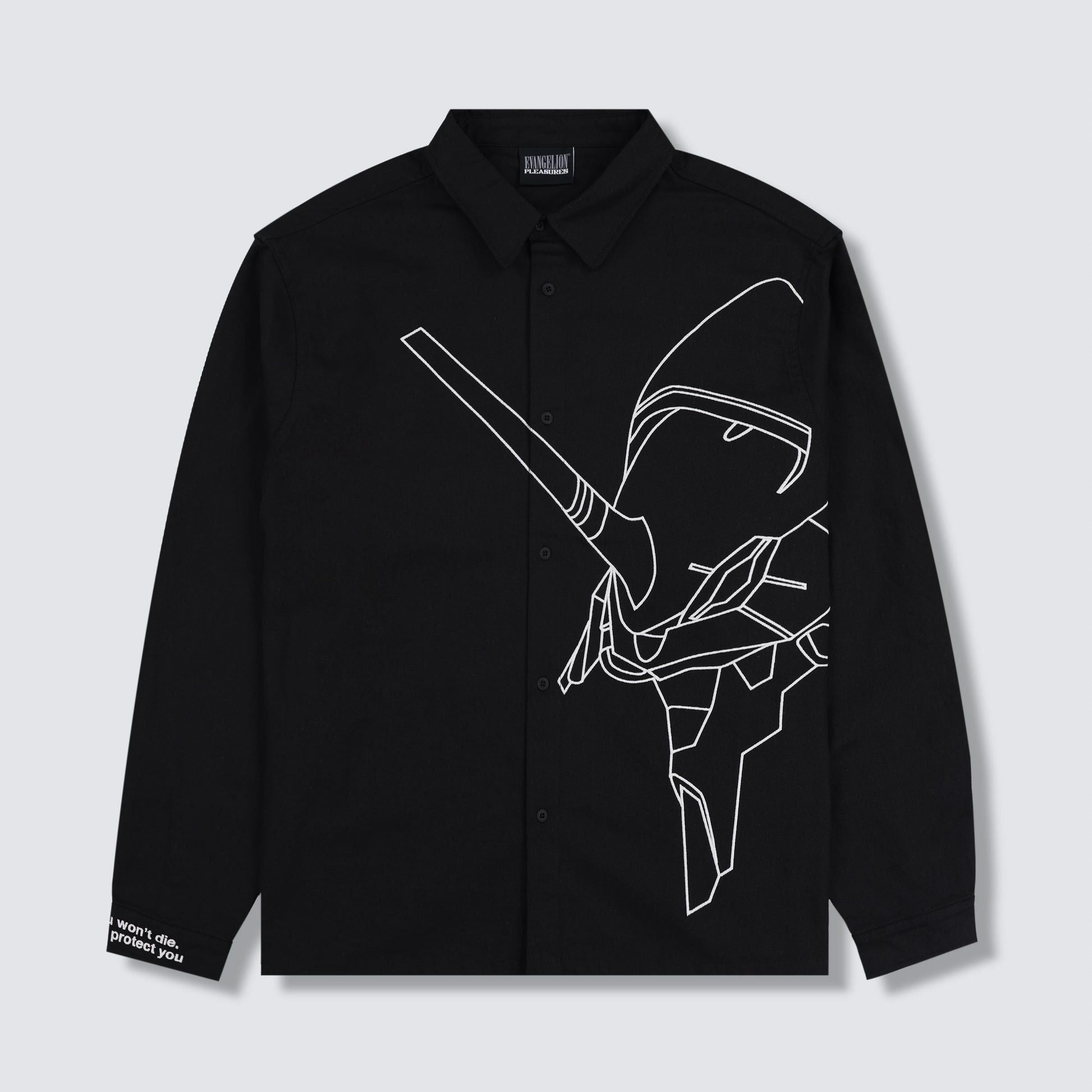 Evangelion Longinus Work Shirt Hoodie, Sweatshirt | PodTeesHub.com