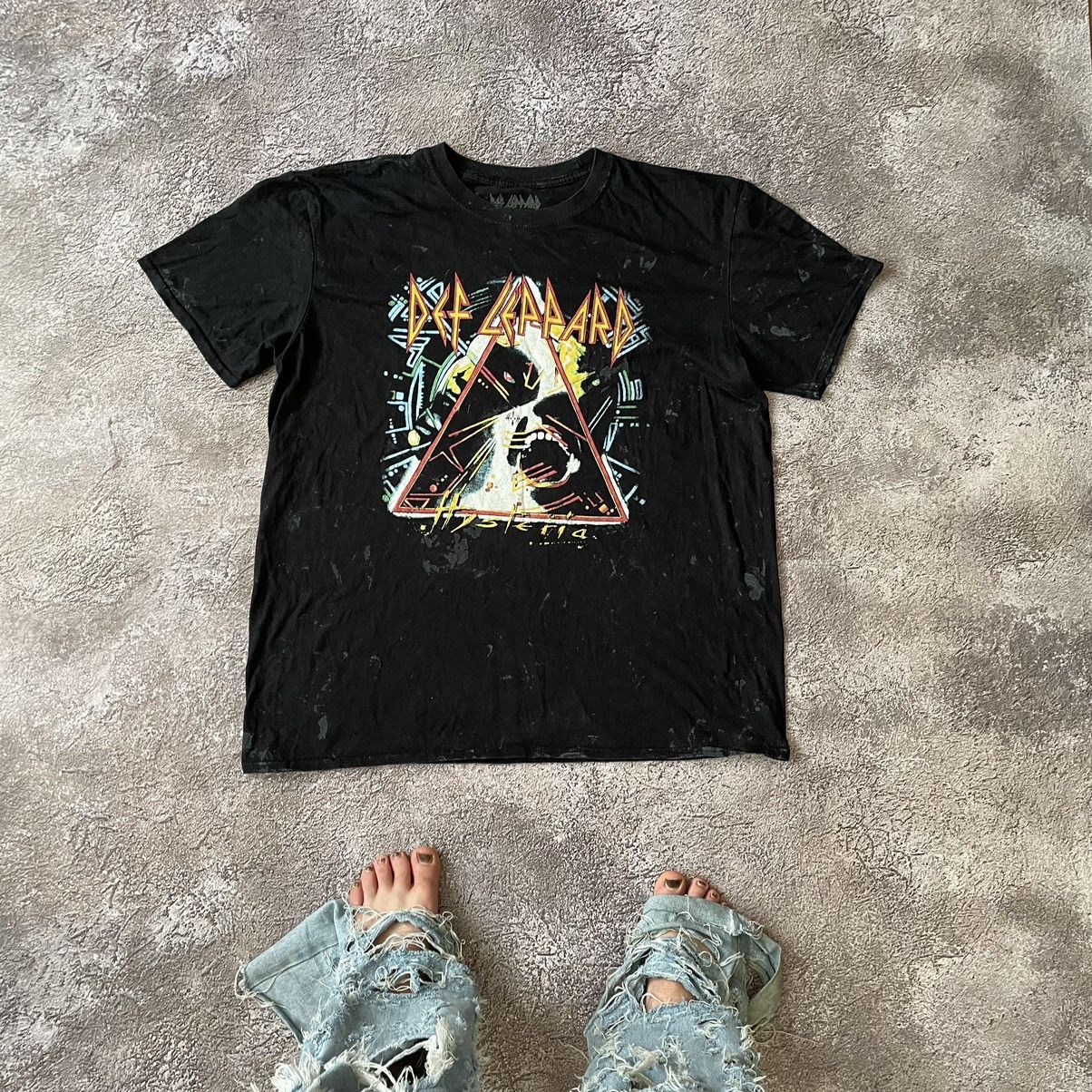Band Tees Vintage Y2k Skeleton Def Leppard Dead Face Skulls Horror Tee Hoodie, Sweatshirt | PodTeesHub.com