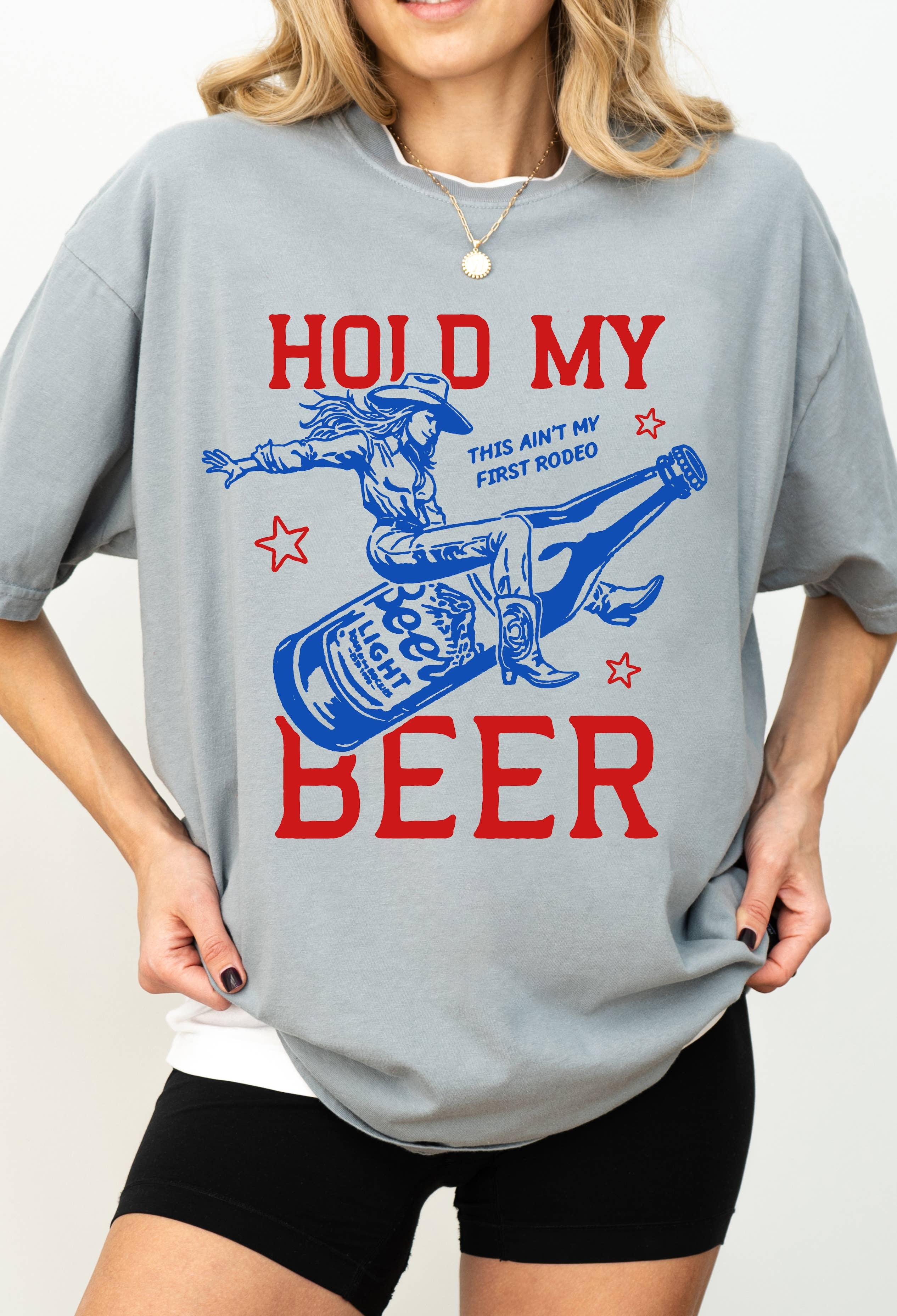 Hold My Beer Graphic Tee Hoodie, Sweatshirt | PodTeesHub.com