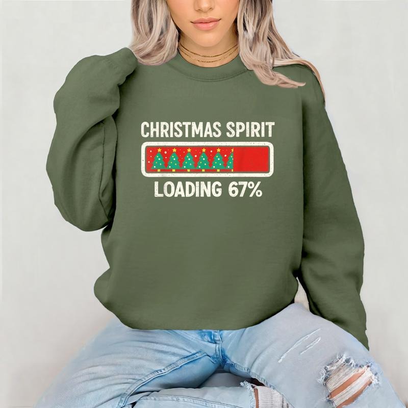 67 Meme Six Seven Christmas Spirit Loading 67 T-Shirt, Christmas Sweatshirt, Trending Shirt, For Men, For Women Hoodie