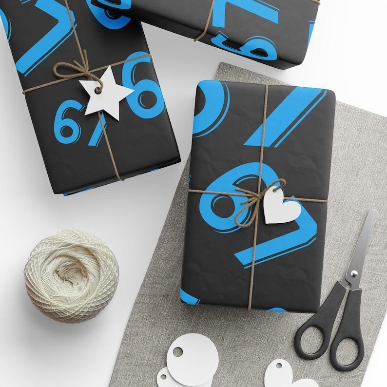67 Viral Kids Wrapping Paper, 67 Trending Holiday Wrap, Christmas Gift Roll T-Shirts, Hoodie, Sweatshirt | PodTeesHub.com