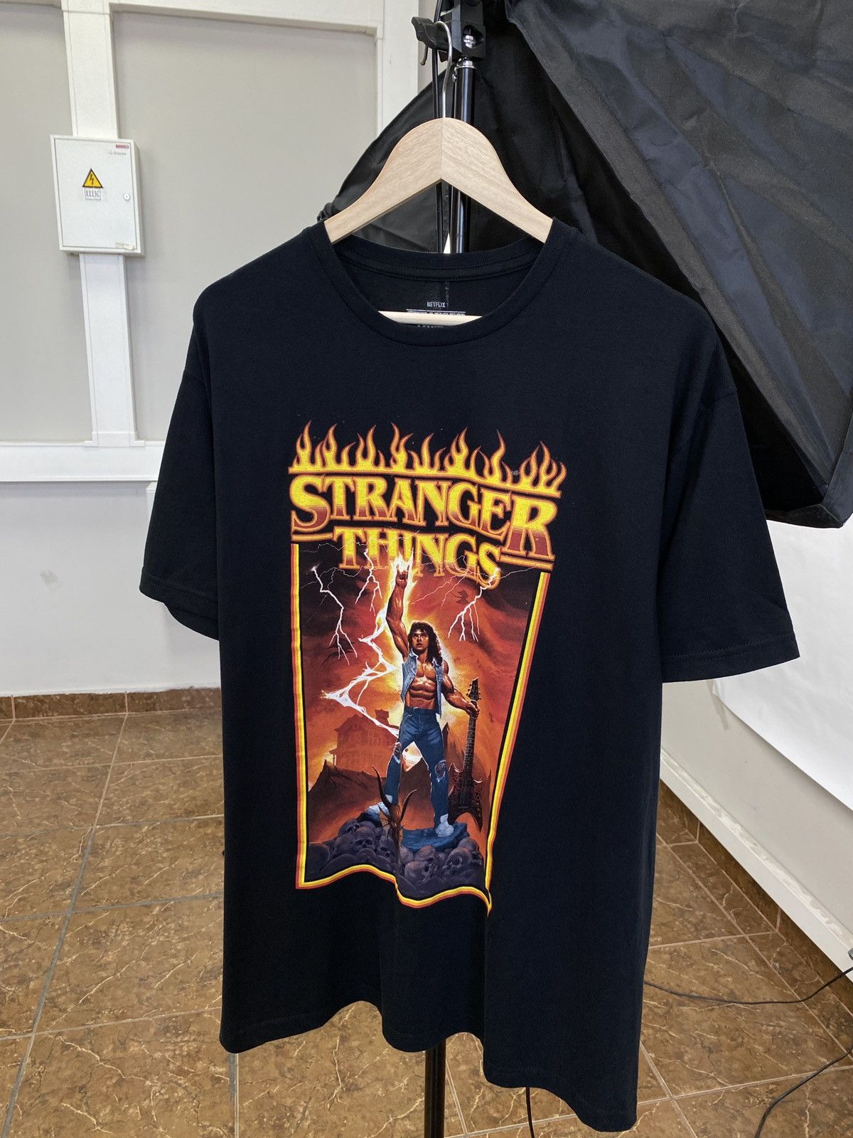 Band Tees Y2k Stranger Thing Big Print Bootleg T Shirt Rock Rare Hoodie, Sweatshirt | PodTeesHub.com
