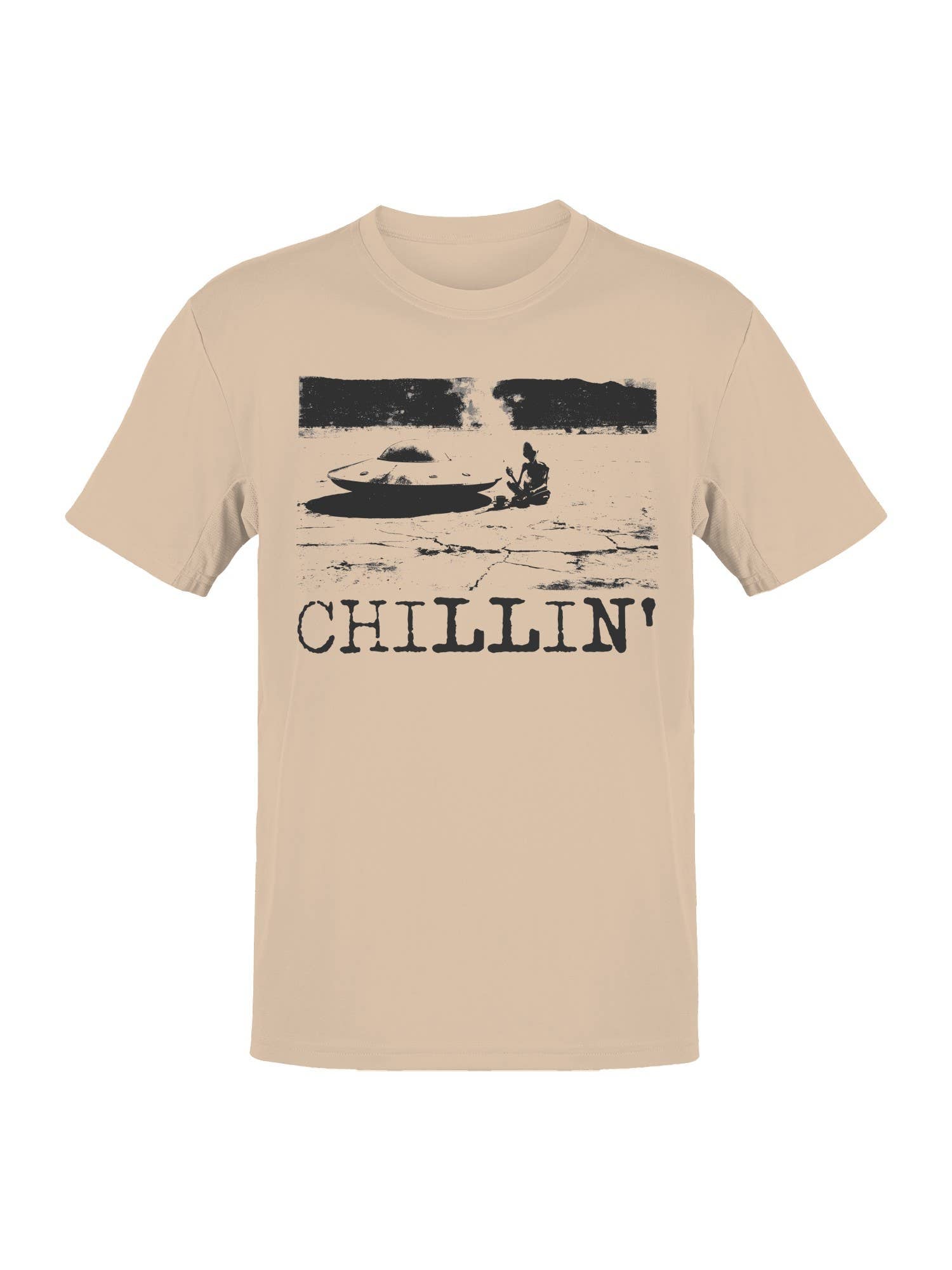 Alien Chillin' Retro Aesthetic Men's T-Shirt Hoodie, Sweatshirt | PodTeesHub.com