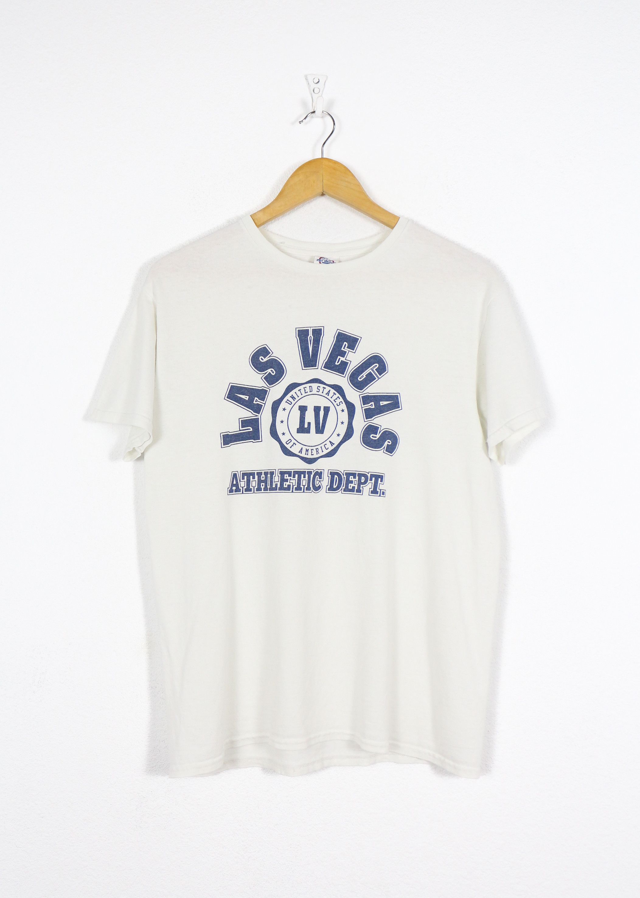 Vintage Las Vegas Athletic Dept Graphic Print Tshirt Tee 90s Hoodie, Sweatshirt | PodTeesHub.com