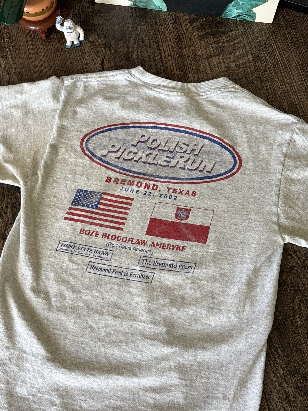 Vintage Y2k Polish Pickle Run Texas Graphic Tee Small Hoodie, Sweatshirt | PodTeesHub.com