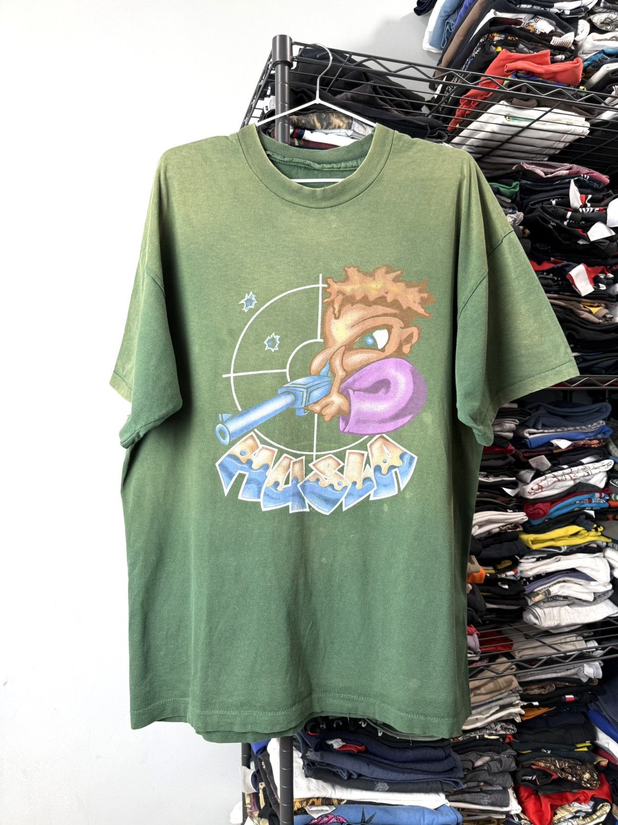 Rap Tees Rare 1990 S Vintage Graffiti Rap Husla Gangsters T Shirt Hoodie, Sweatshirt | PodTeesHub.com