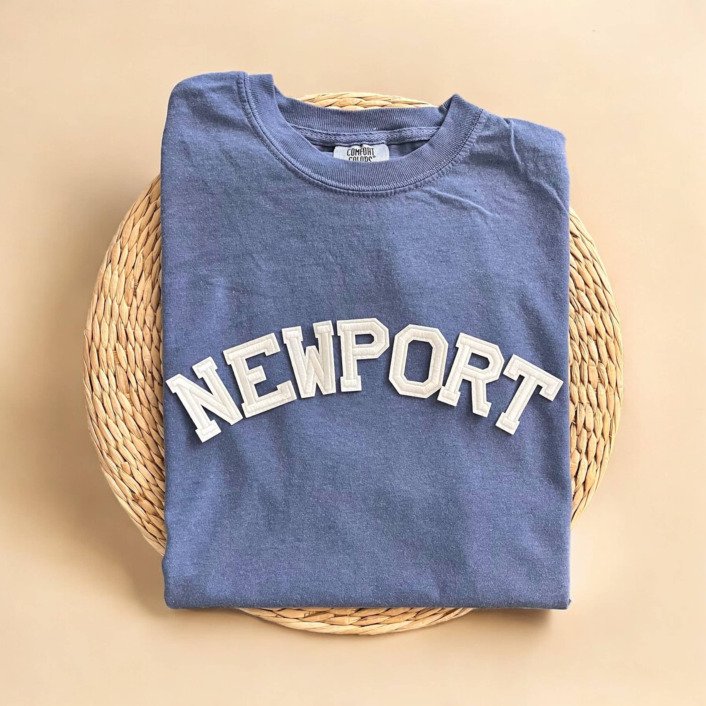 Comfort Colors Newport Beach Shirt, Newport Tee Hoodie, Sweatshirt | PodTeesHub.com