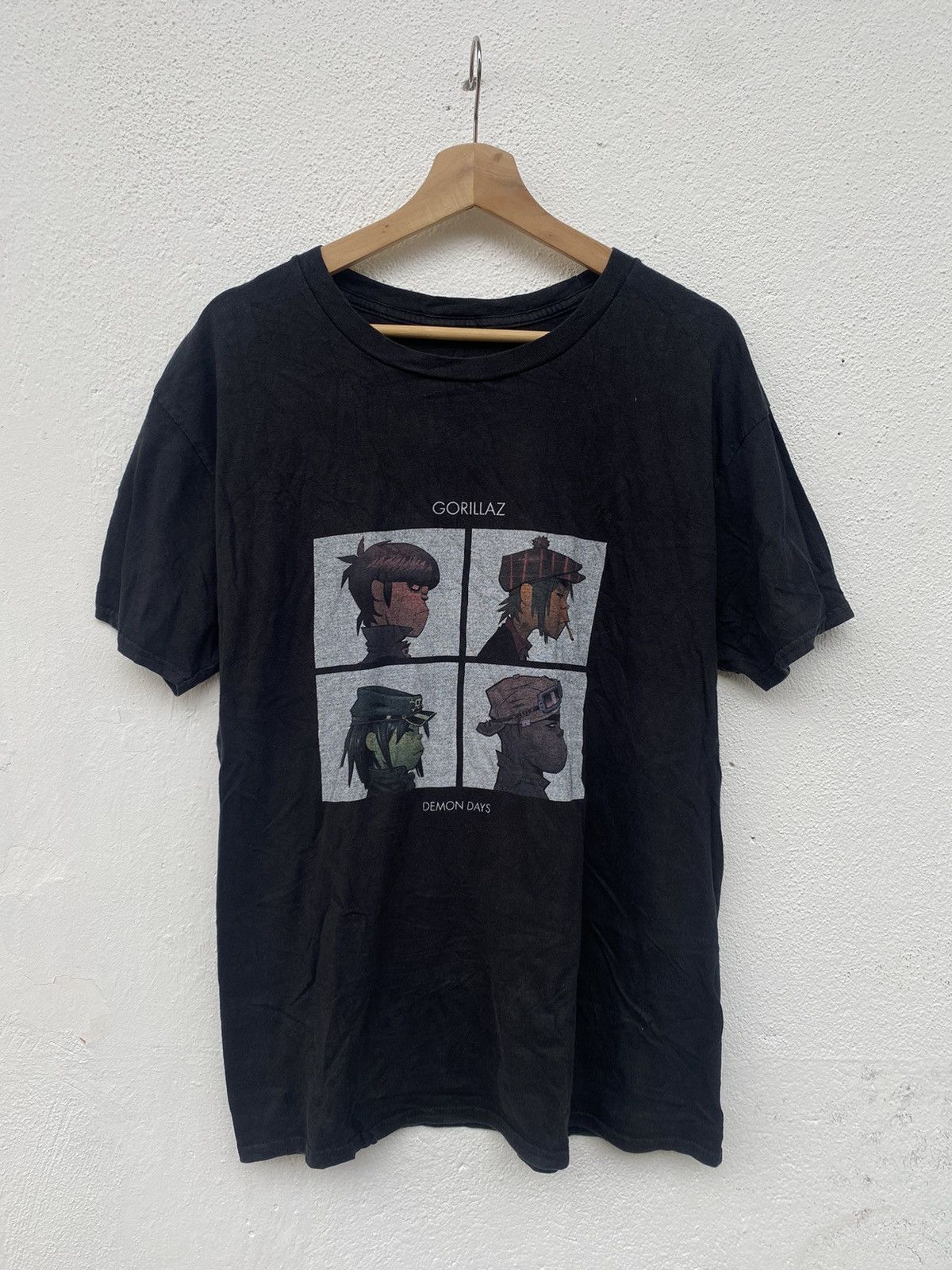 Band Tees Vintage Gorillaz Demon Days Band Tshirt Hoodie, Sweatshirt | PodTeesHub.com