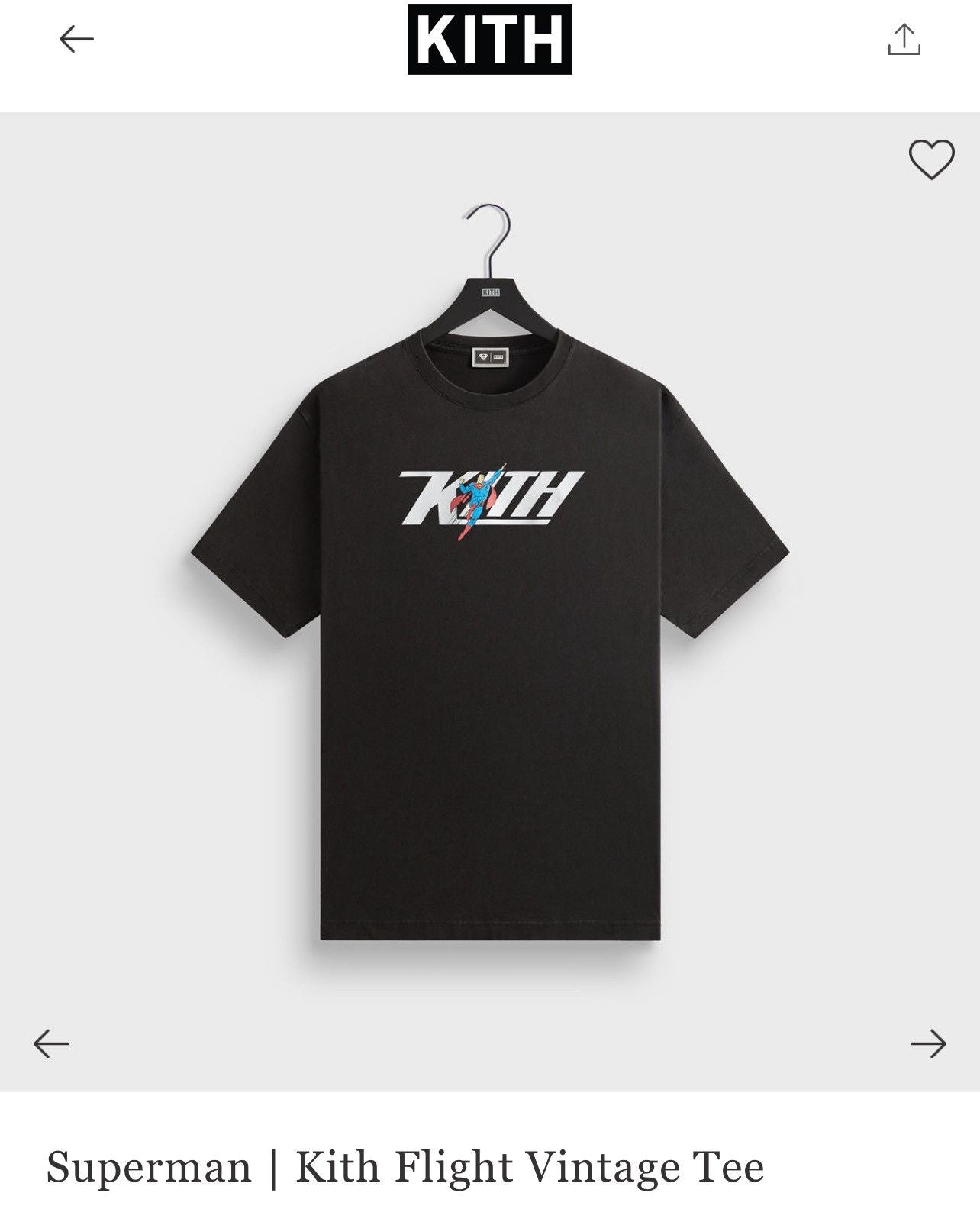 Kith Superman Black Tee Hoodie, Sweatshirt | PodTeesHub.com