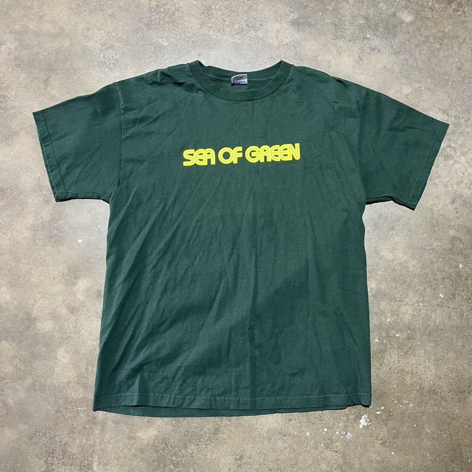 Vintage 90s Sea Of Green Rock Band Music T Shirt Hoodie, Sweatshirt | PodTeesHub.com