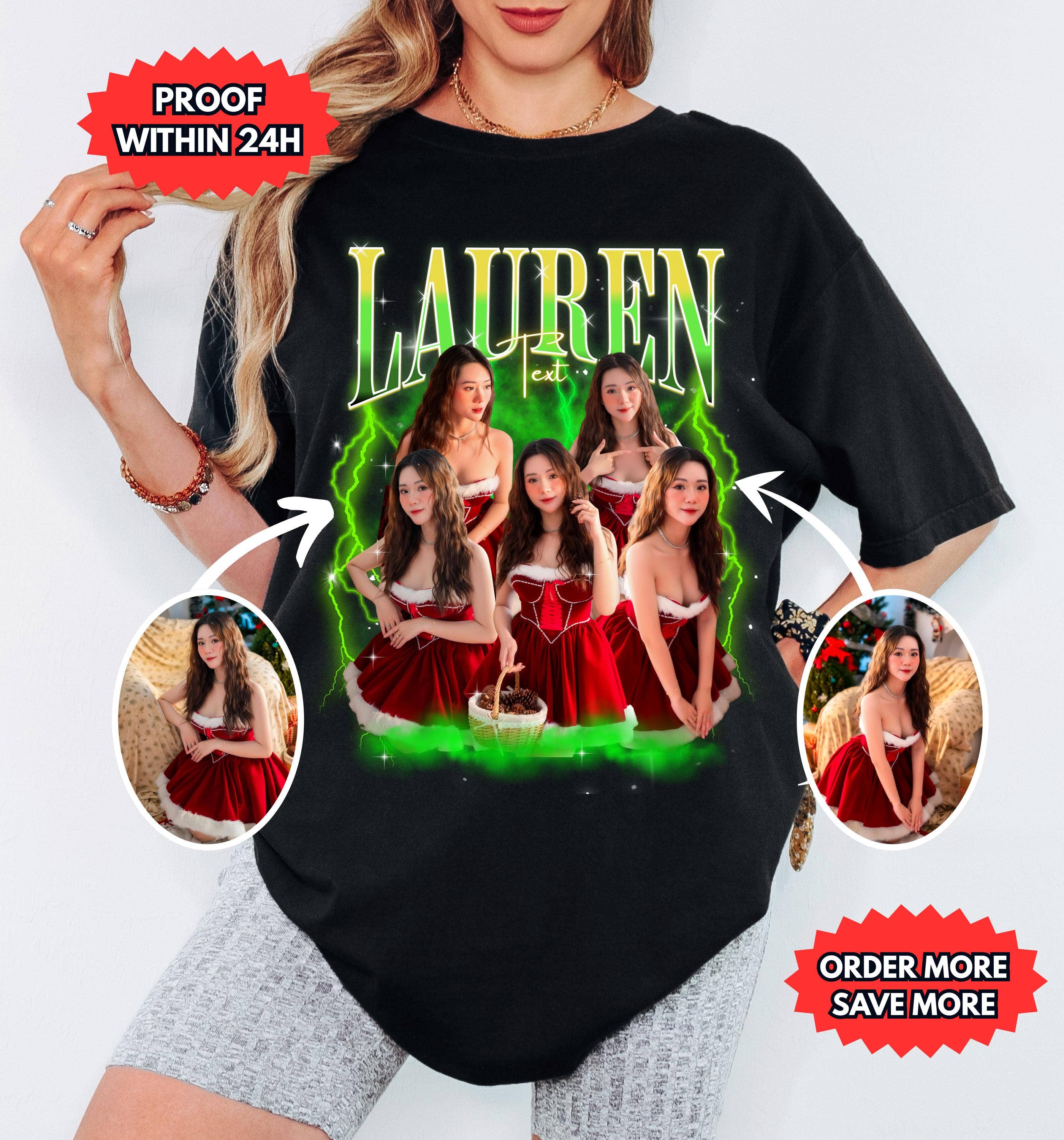 Vintage Christmas Rap Tee Custom Graphic Shirt Hoodie, Sweatshirt | PodTeesHub.com