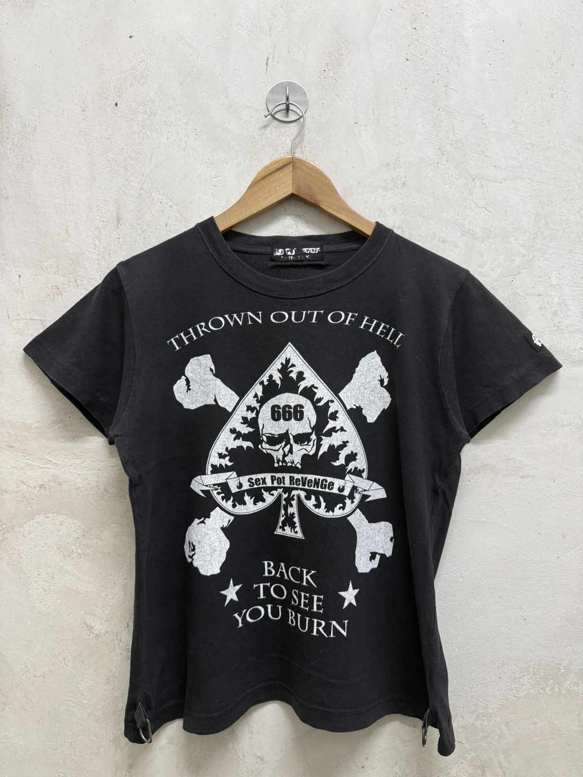 Sex Pot Revenge Satan 666 Sex Pot Revenge Sun Faded Punk Tees Hoodie, Sweatshirt | PodTeesHub.com