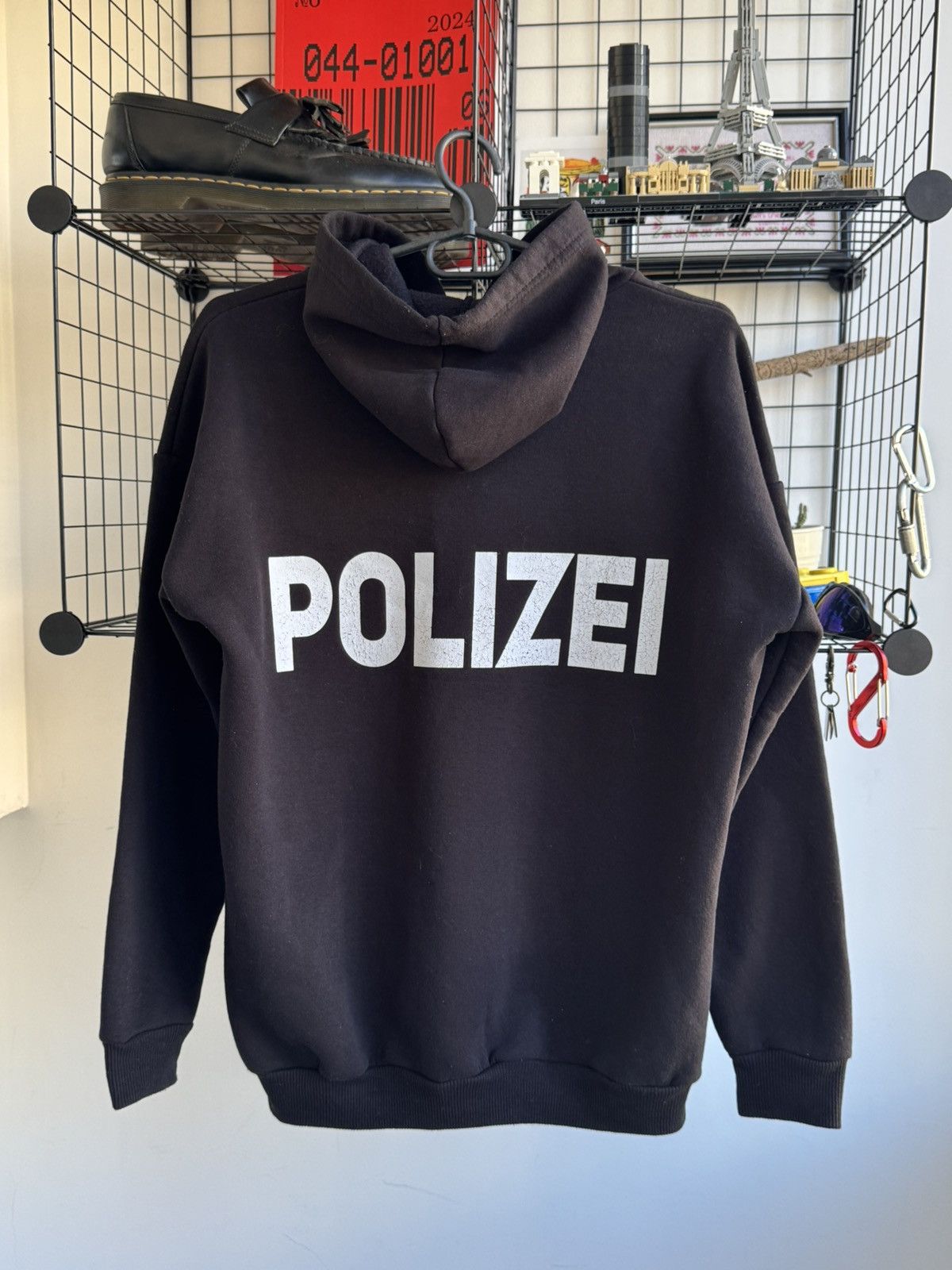 Vintage Polizei Hoodie Vetements Kanye West Style T-Shirts, Sweatshirt | PodTeesHub.com