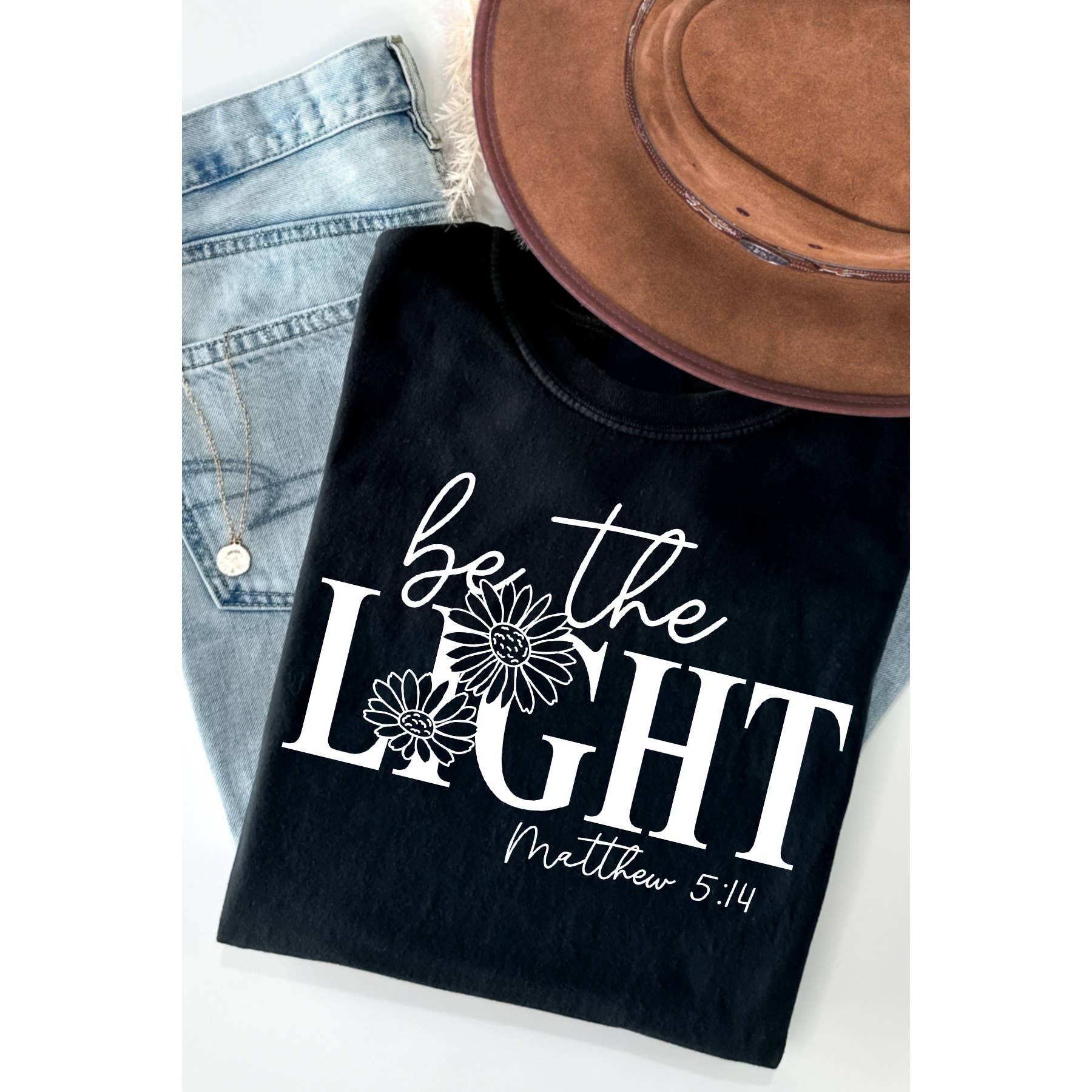 Be the Light- Short Sleeve Tee Hoodie, Sweatshirt | PodTeesHub.com