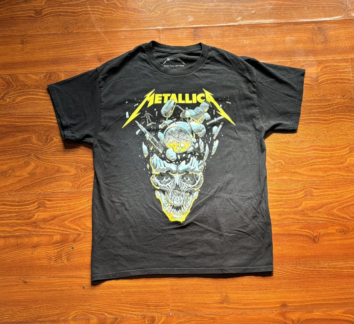 Large Metallica Tee All 2023 24 Tours Hoodie, Sweatshirt | PodTeesHub.com