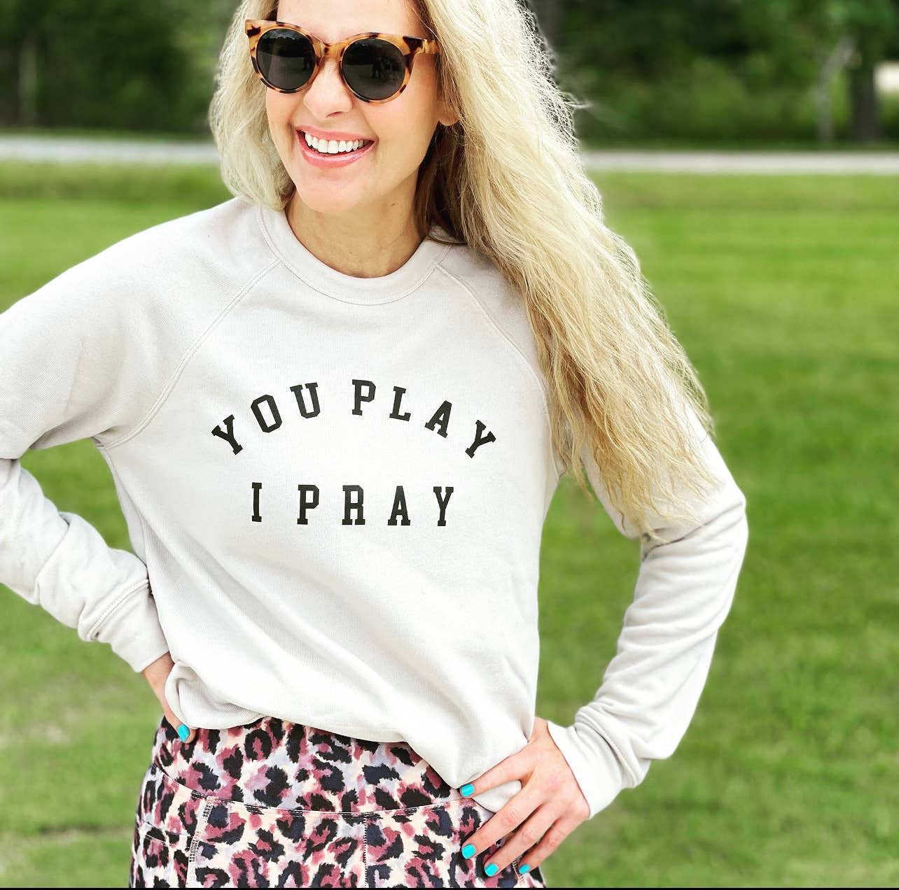 Cream College Sweatshirt  | Gameday | Sports Mom T-Shirts, Hoodie | PodTeesHub.com