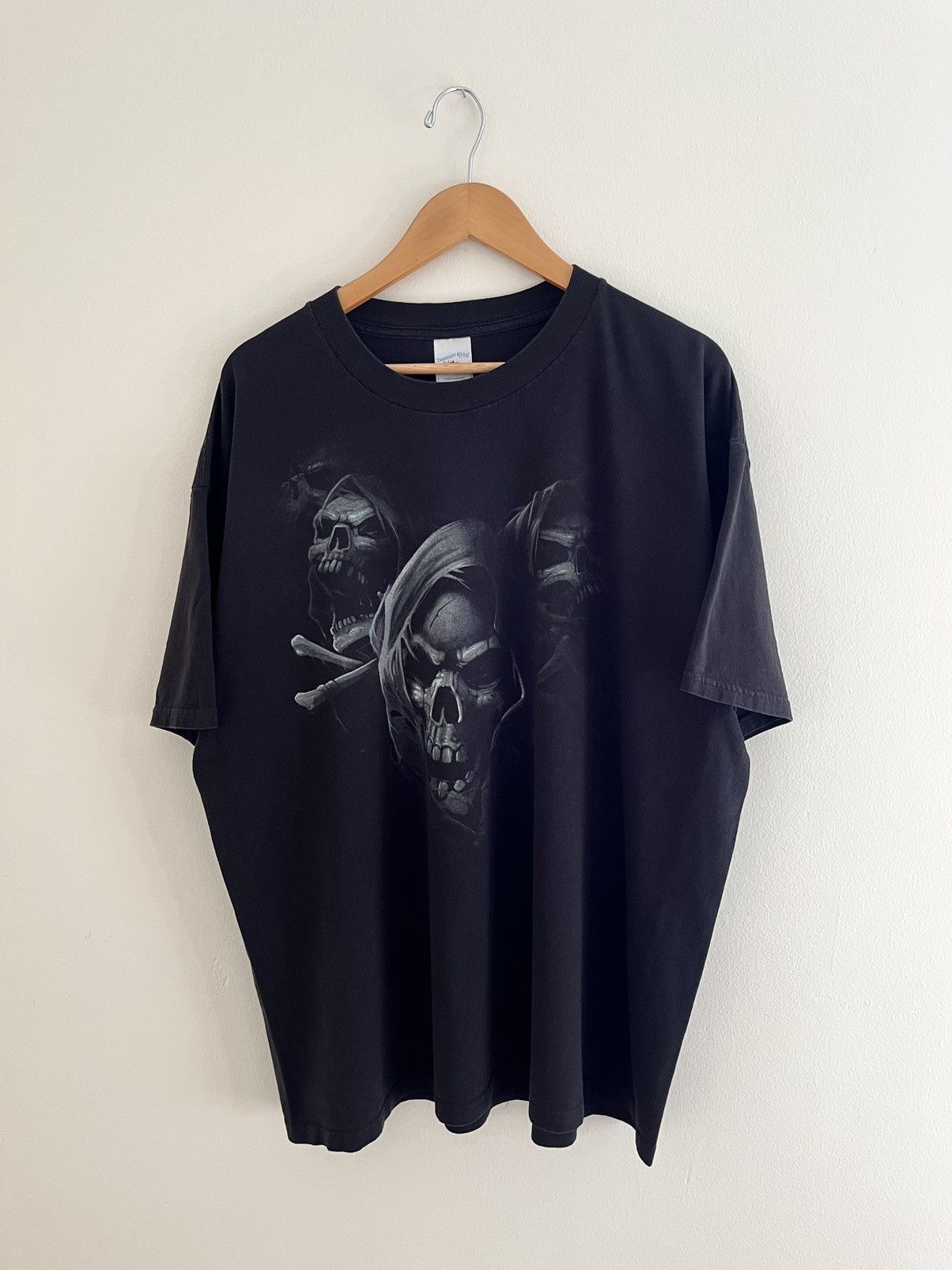 Vintage Y2k Skulls Punk T Shirt Hoodie, Sweatshirt | PodTeesHub.com