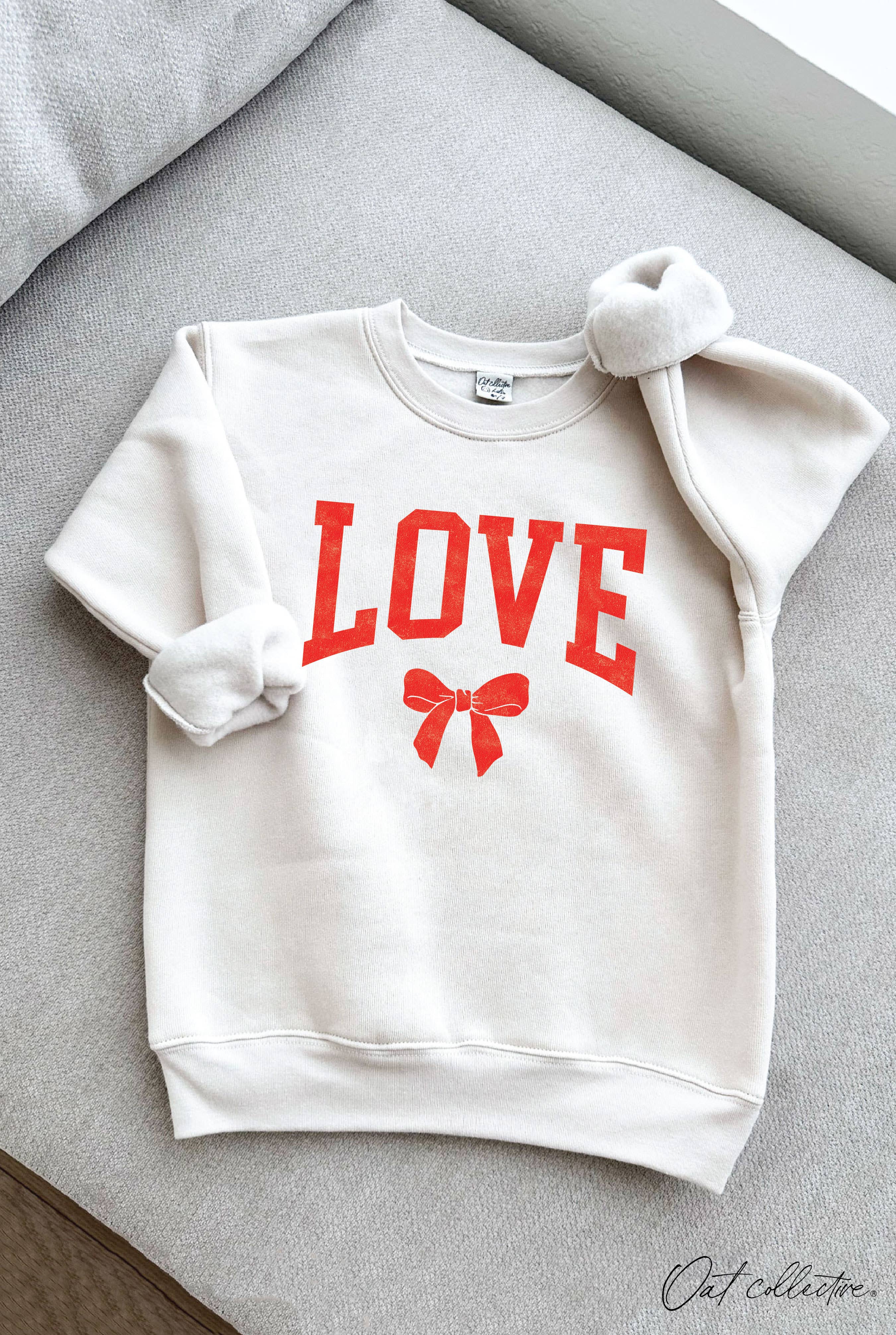 Love Bow Youth Unisex Graphic Sweatshirt T-Shirts, Hoodie | PodTeesHub.com