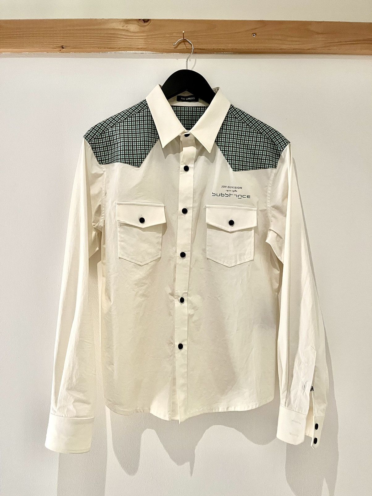 Simons Raf Simons Ss18 Joy Division Subastance Western Shirt Hoodie, Sweatshirt | PodTeesHub.com