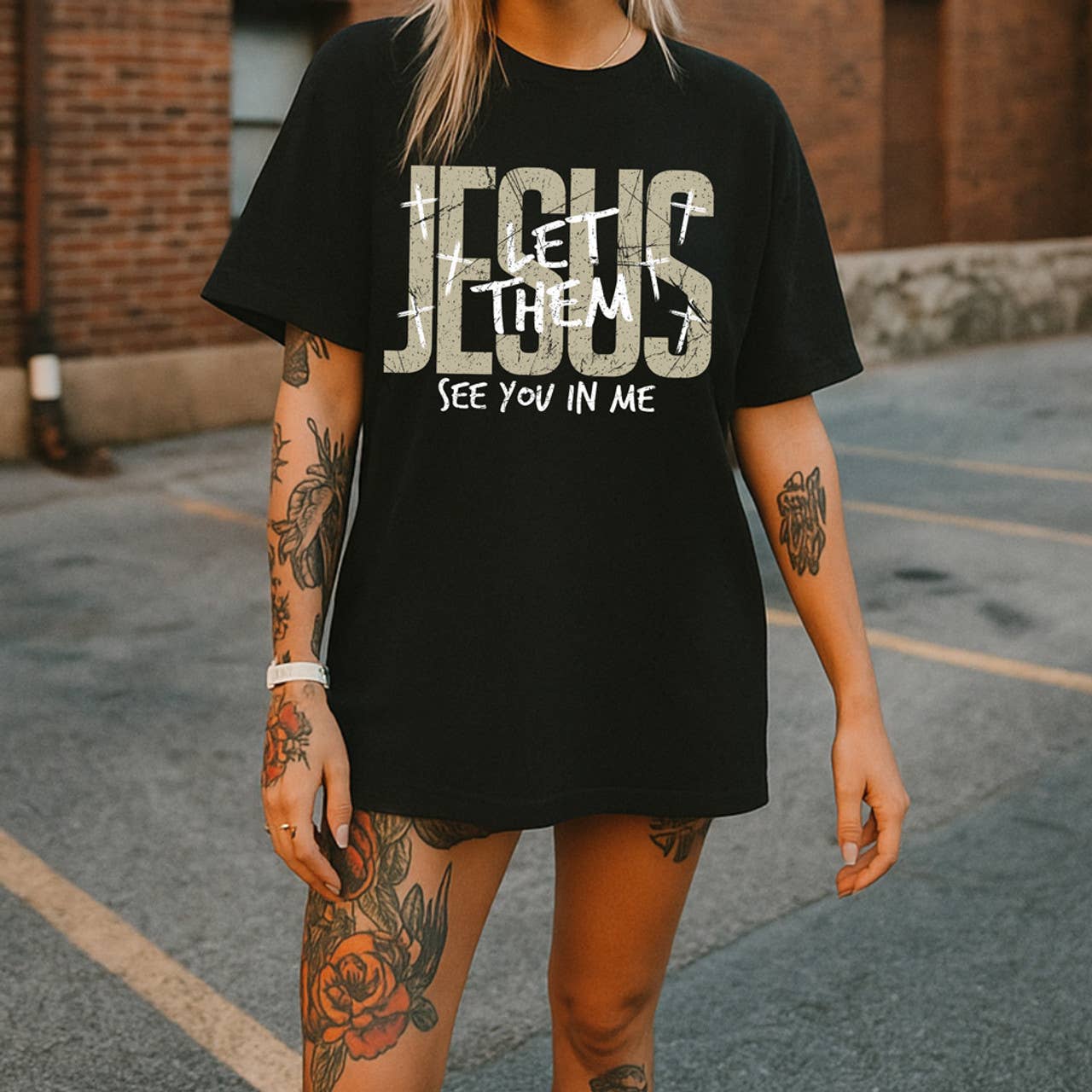 Jesus Let Them See You in Me Tee Hoodie, Sweatshirt | PodTeesHub.com