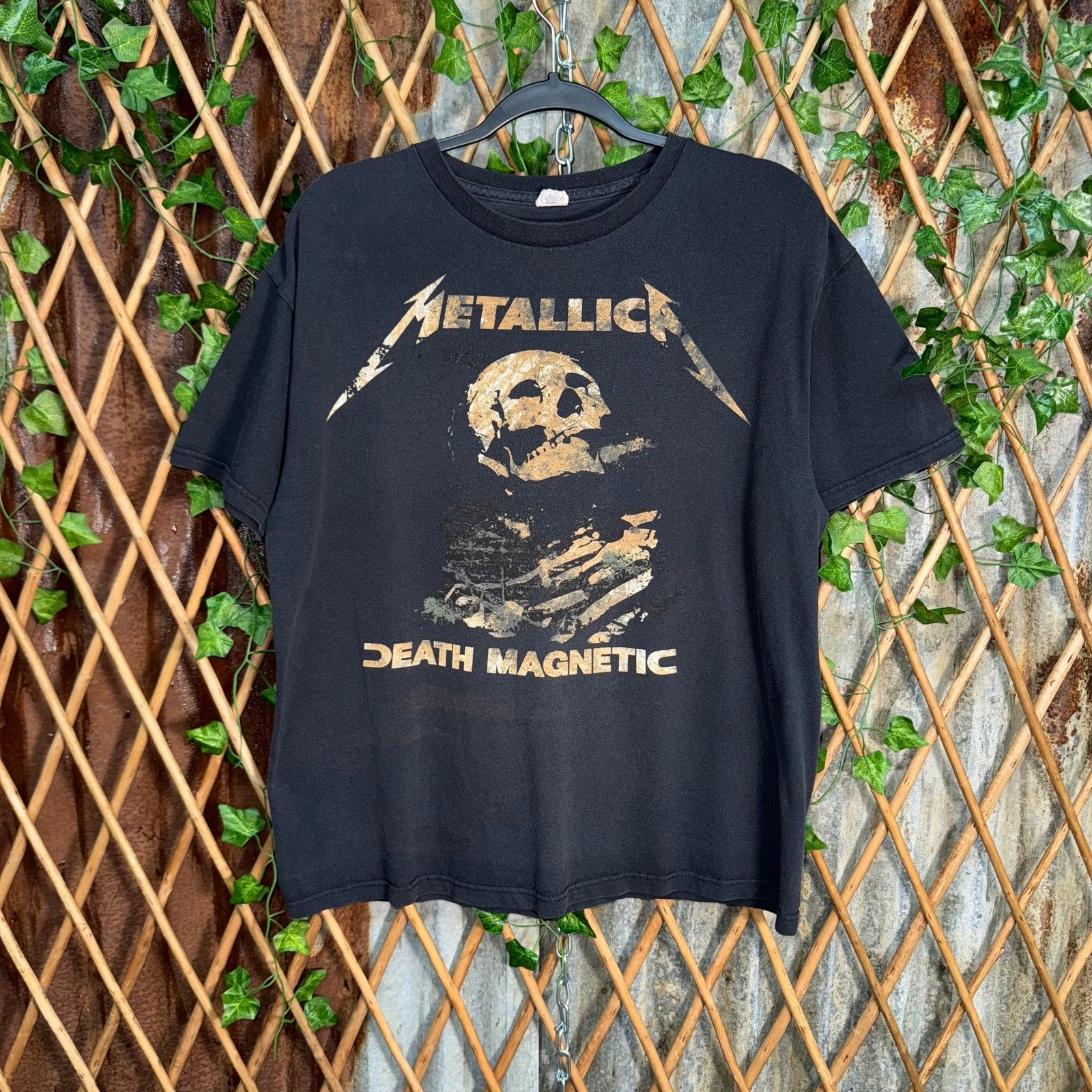 Vintage Y2k Metallica Death Magnet Skull 2000s Tour T Shirt Hoodie, Sweatshirt | PodTeesHub.com