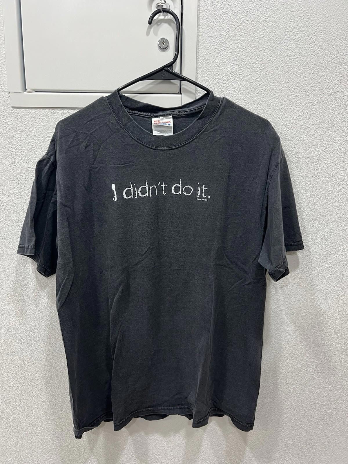 Hanes 90s I Didnt Do It Funny Tee Hoodie, Sweatshirt | PodTeesHub.com