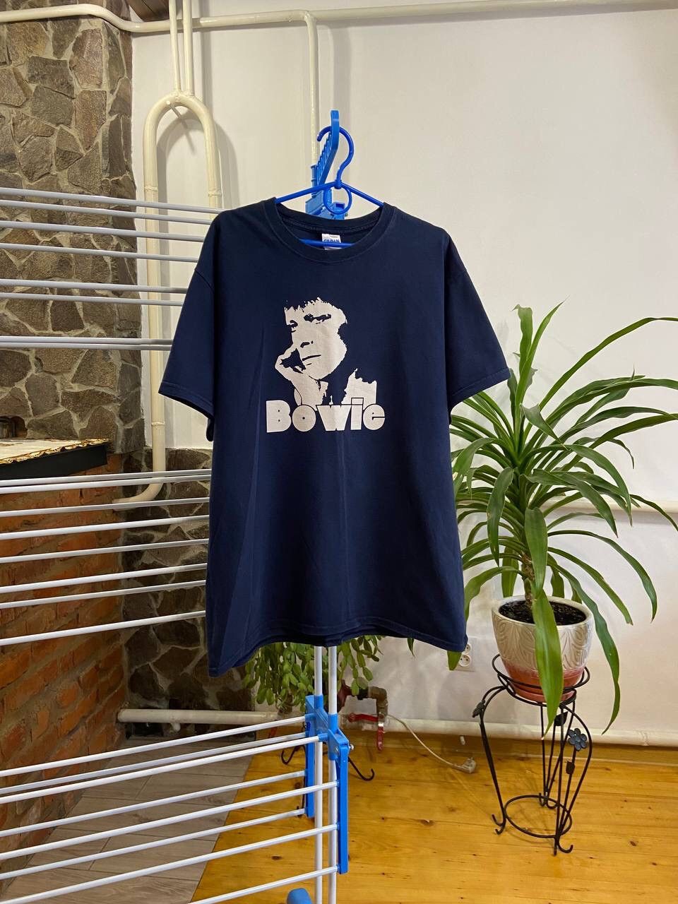 Band Tees Vintage Y2k David Bowie Rock Band Portrait Sun Faded T Shirt Hoodie, Sweatshirt | PodTeesHub.com