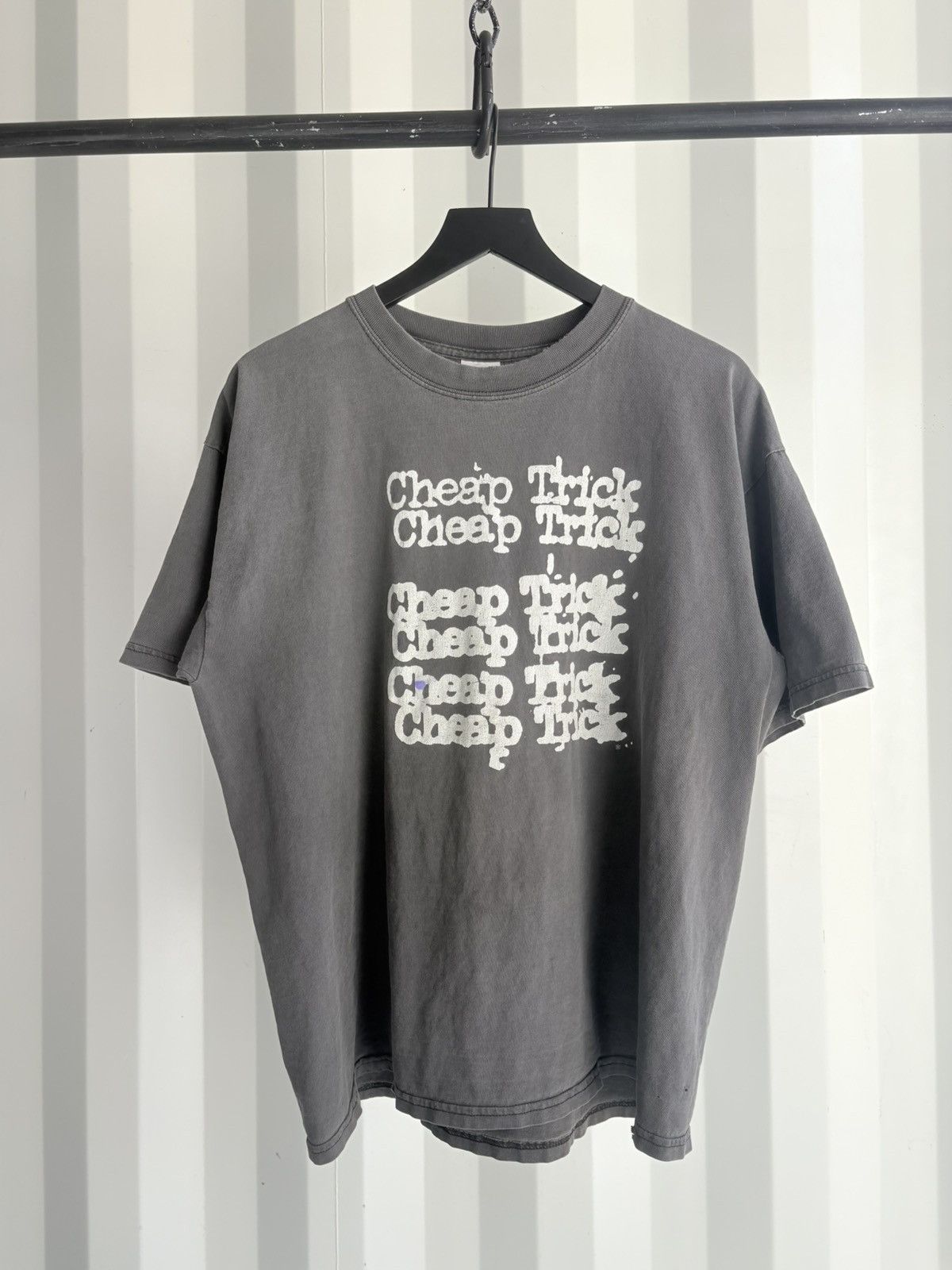Band Tees Thrashed Cheap Trick Faded Distressed Erd Grunge Wcc Harley Hoodie, Sweatshirt | PodTeesHub.com