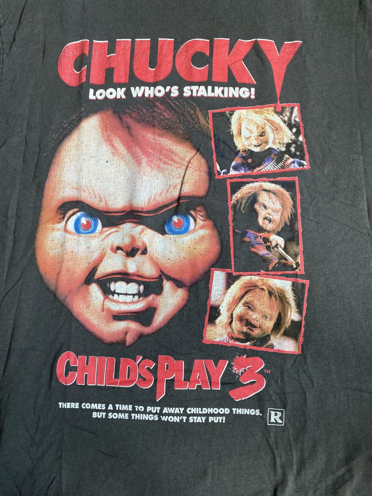 Vintage 90s Chucky Child S Play 3 Film Promo Tee Hoodie, Sweatshirt | PodTeesHub.com