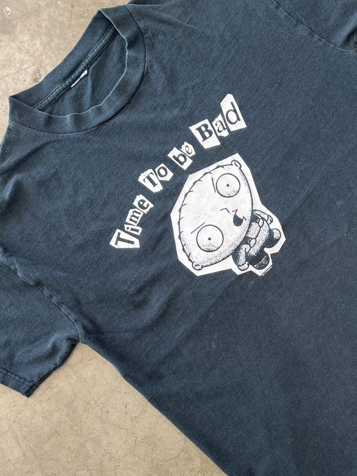 Vintage 2004 Stewie Family Guy Time To Be Bad Tee Medium Hoodie, Sweatshirt | PodTeesHub.com