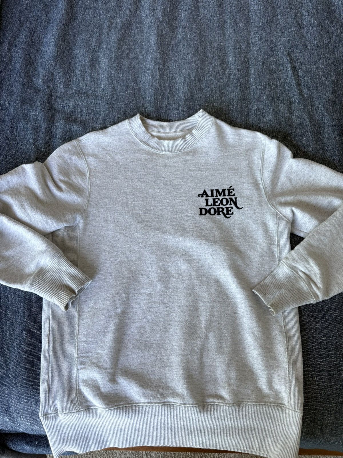 Leon Dore Aime Leon Dore Flock Logo Sweatshirt Xs T-Shirts, Hoodie | PodTeesHub.com