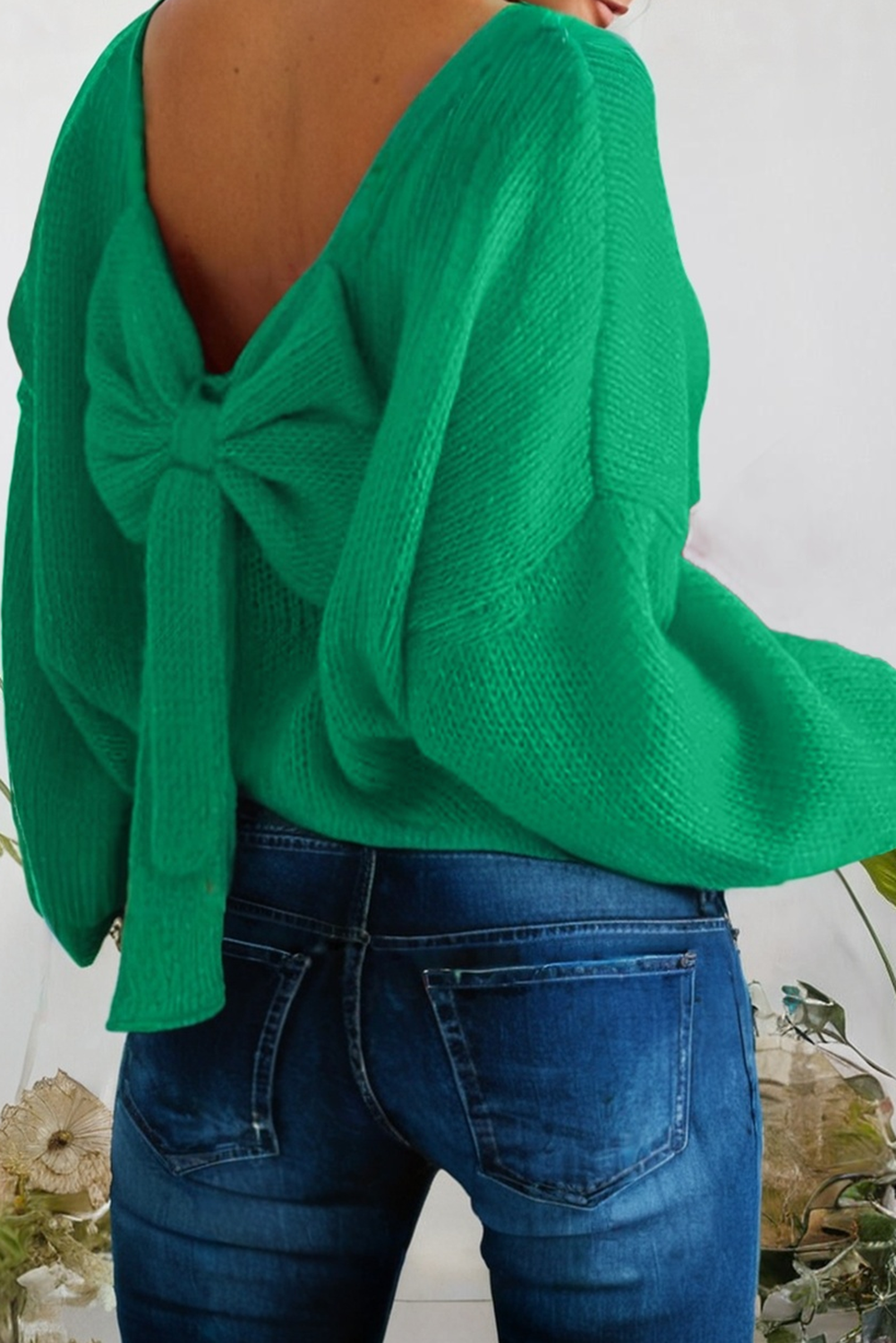 Love Backless Bubble Sleeve Back Bow Sweater (S-Xl) T-Shirts, Hoodie, Sweatshirt | PodTeesHub.com